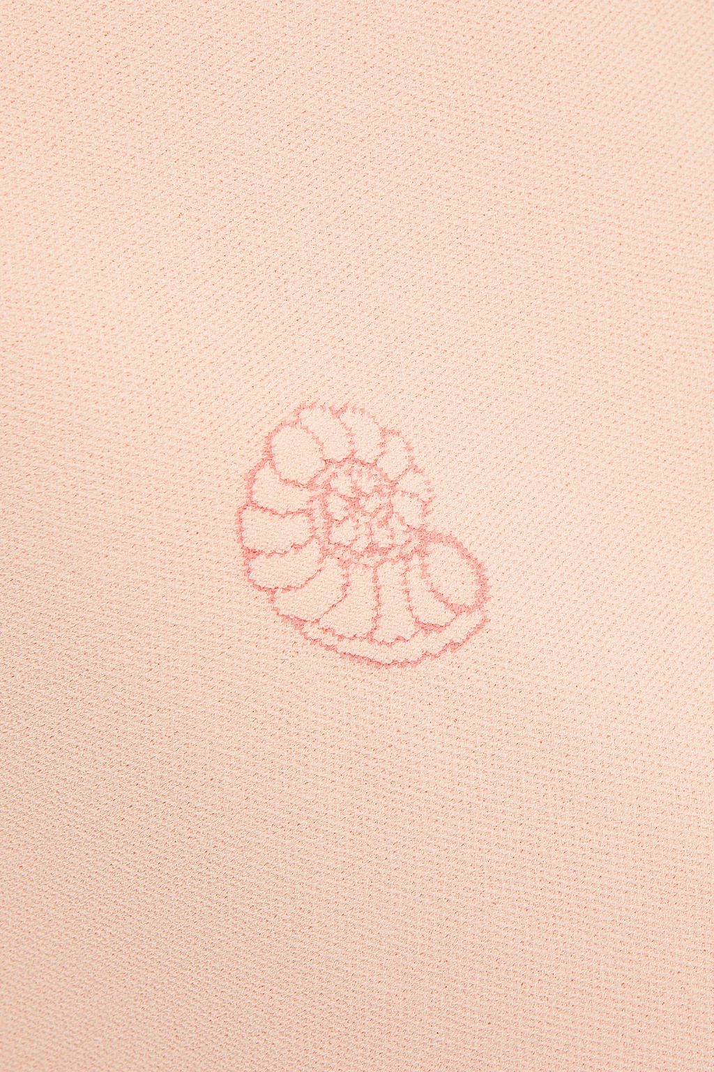 MCQUEEN Scalloped jacquard-knit shorts