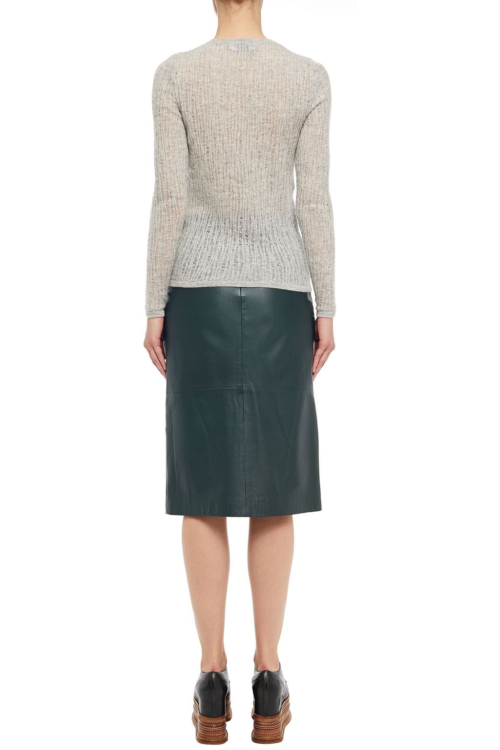 GABRIELA HEARST Open-knit cashmere and silk-blend sweater