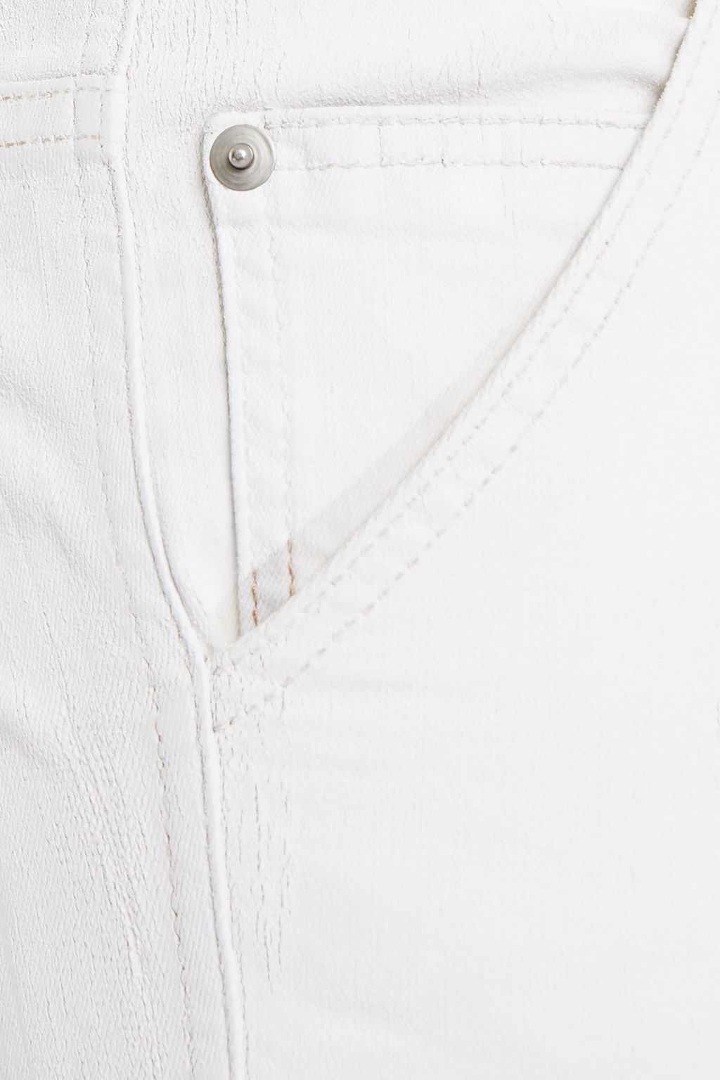DRKSHDW BY RICK OWENS Waxed high-rise skinny jeans