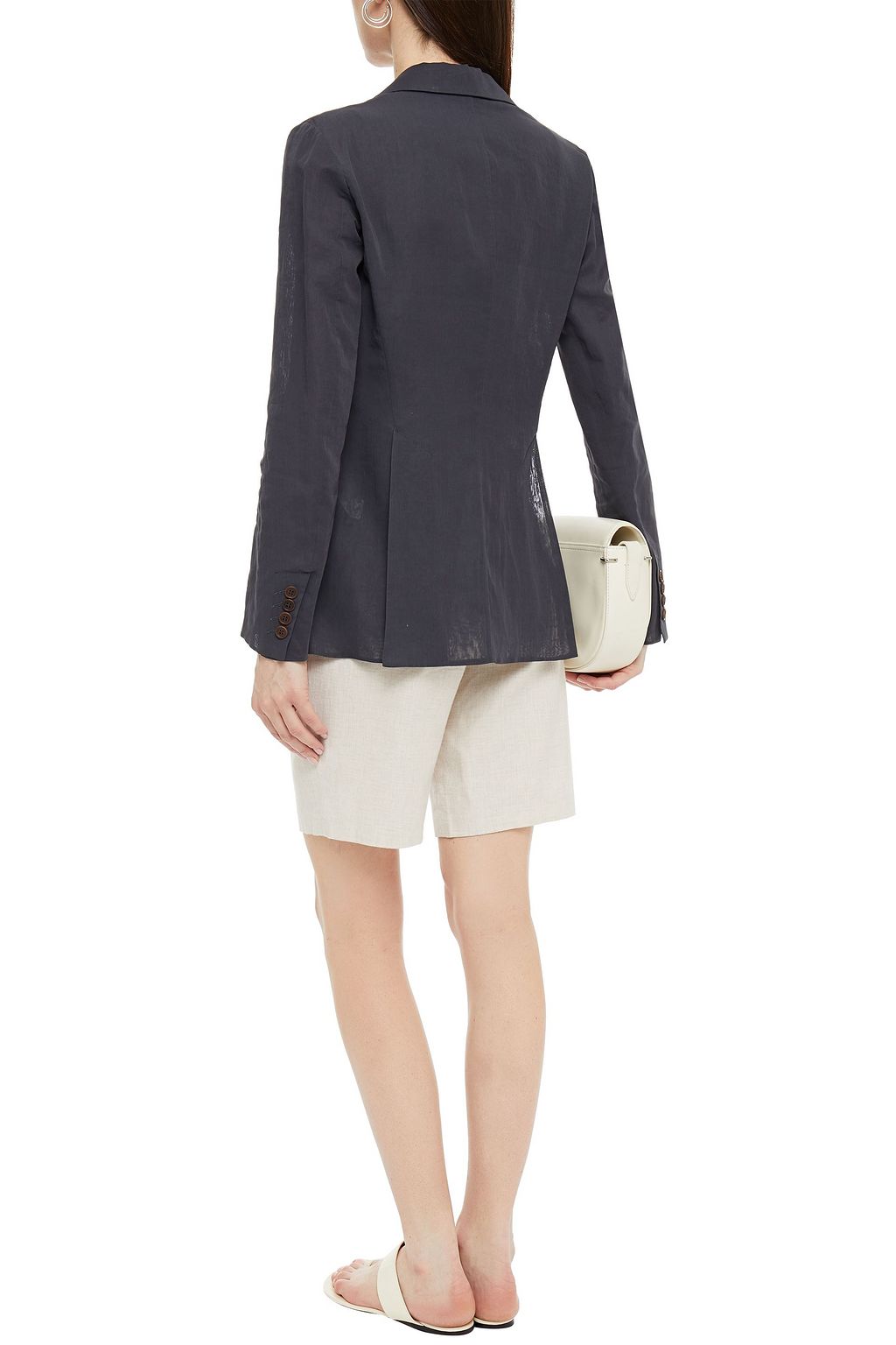 BRUNELLO CUCINELLI Cotton-moire blazer