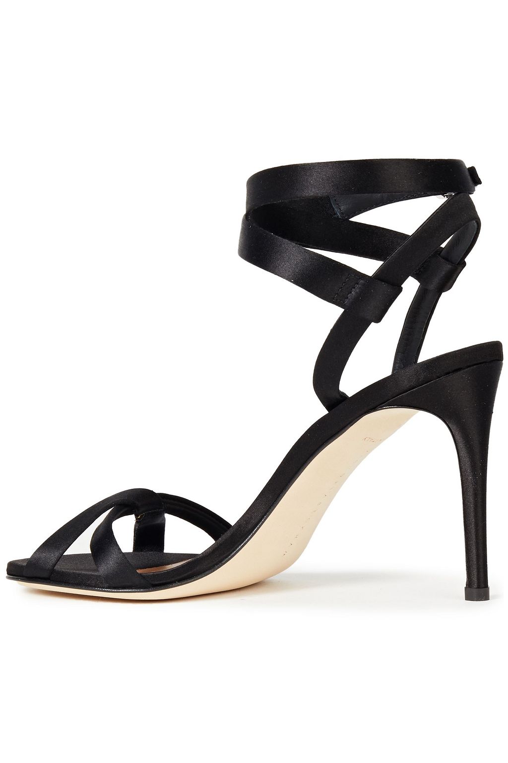 VICTORIA BECKHAM Amy 90 knotted satin sandals