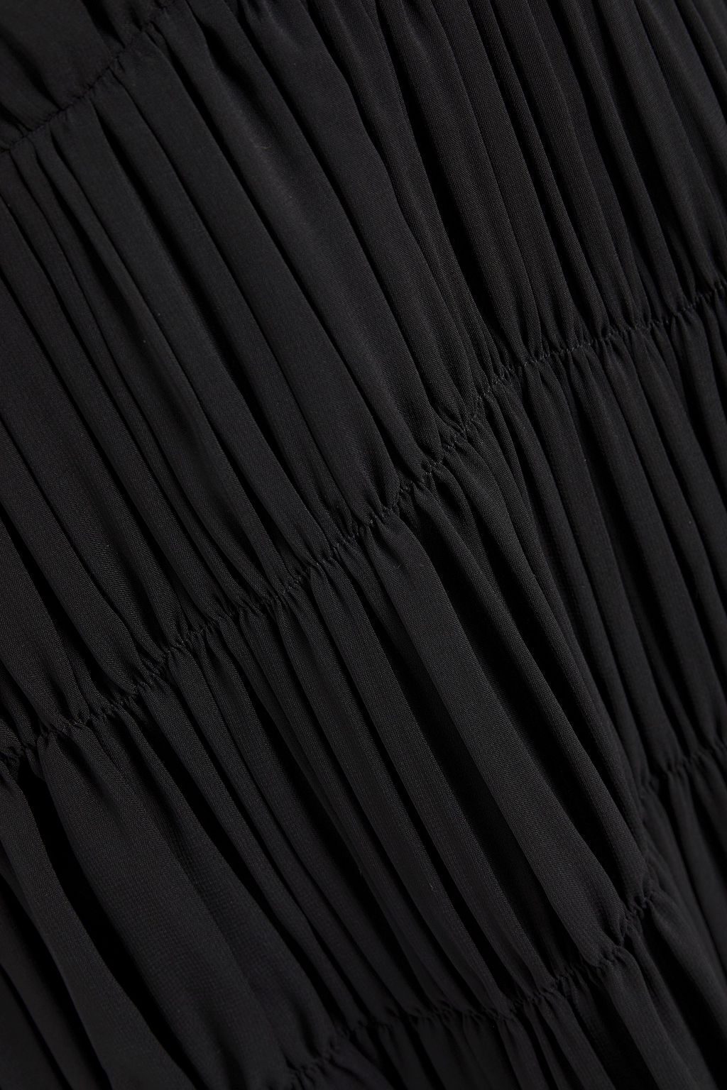SANDRO Dyane ruched voile mini dress