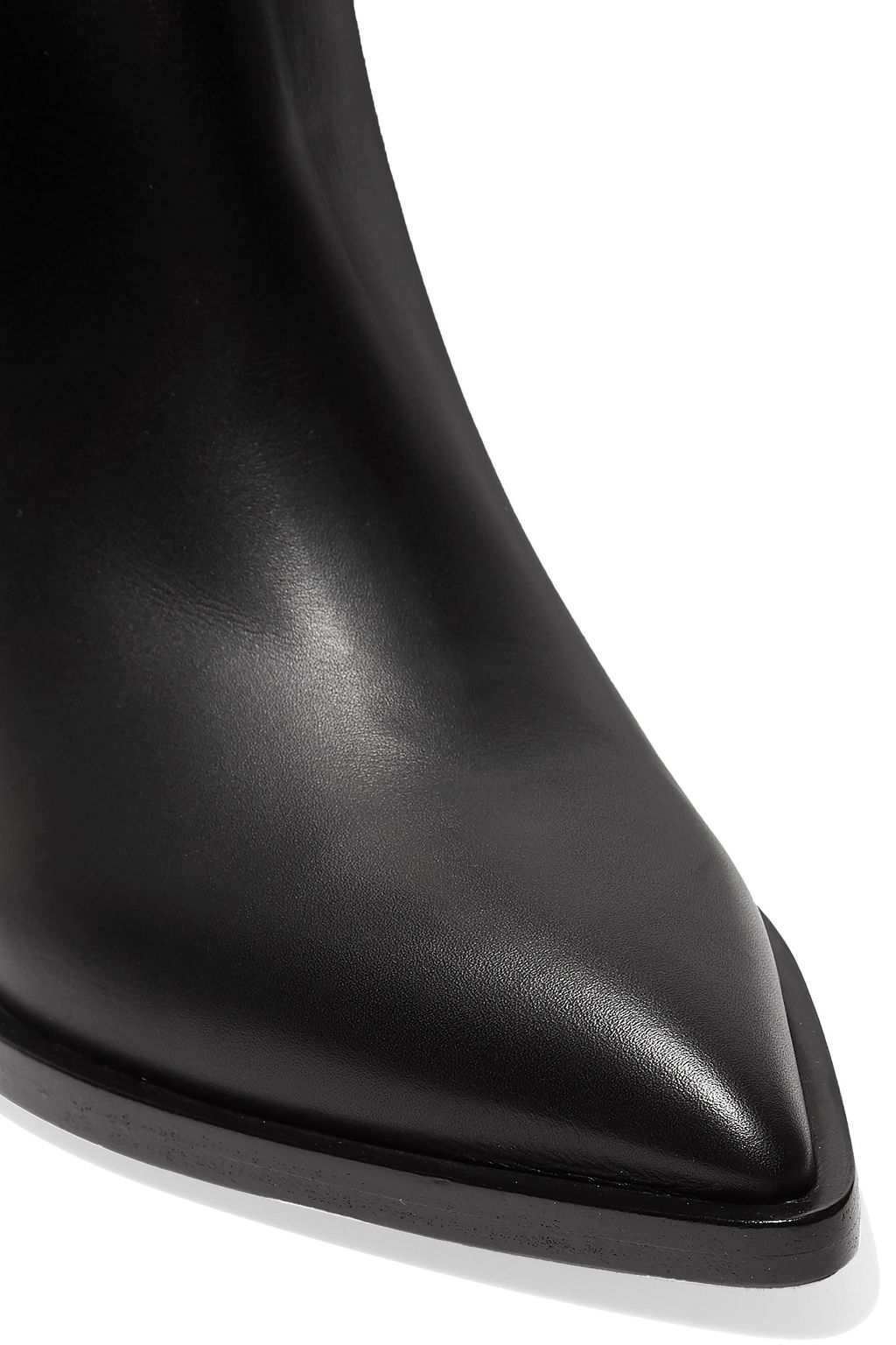 GIANVITO ROSSI 80 leather over-the-knee boots