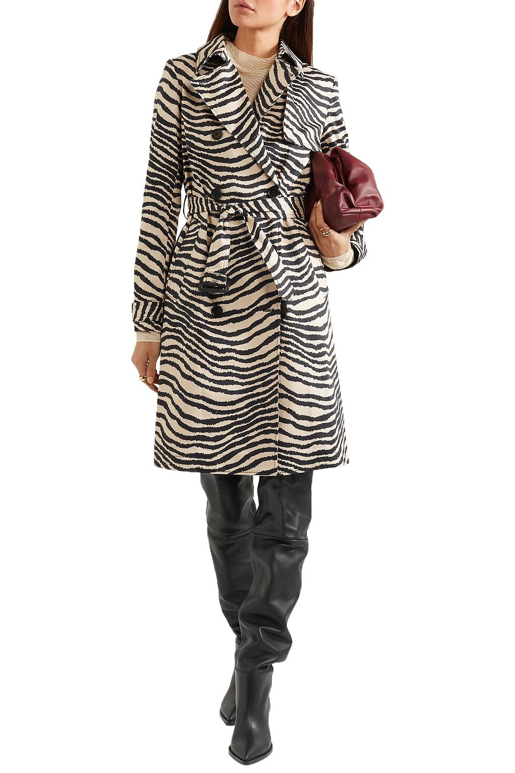 GIANVITO ROSSI 80 leather over-the-knee boots