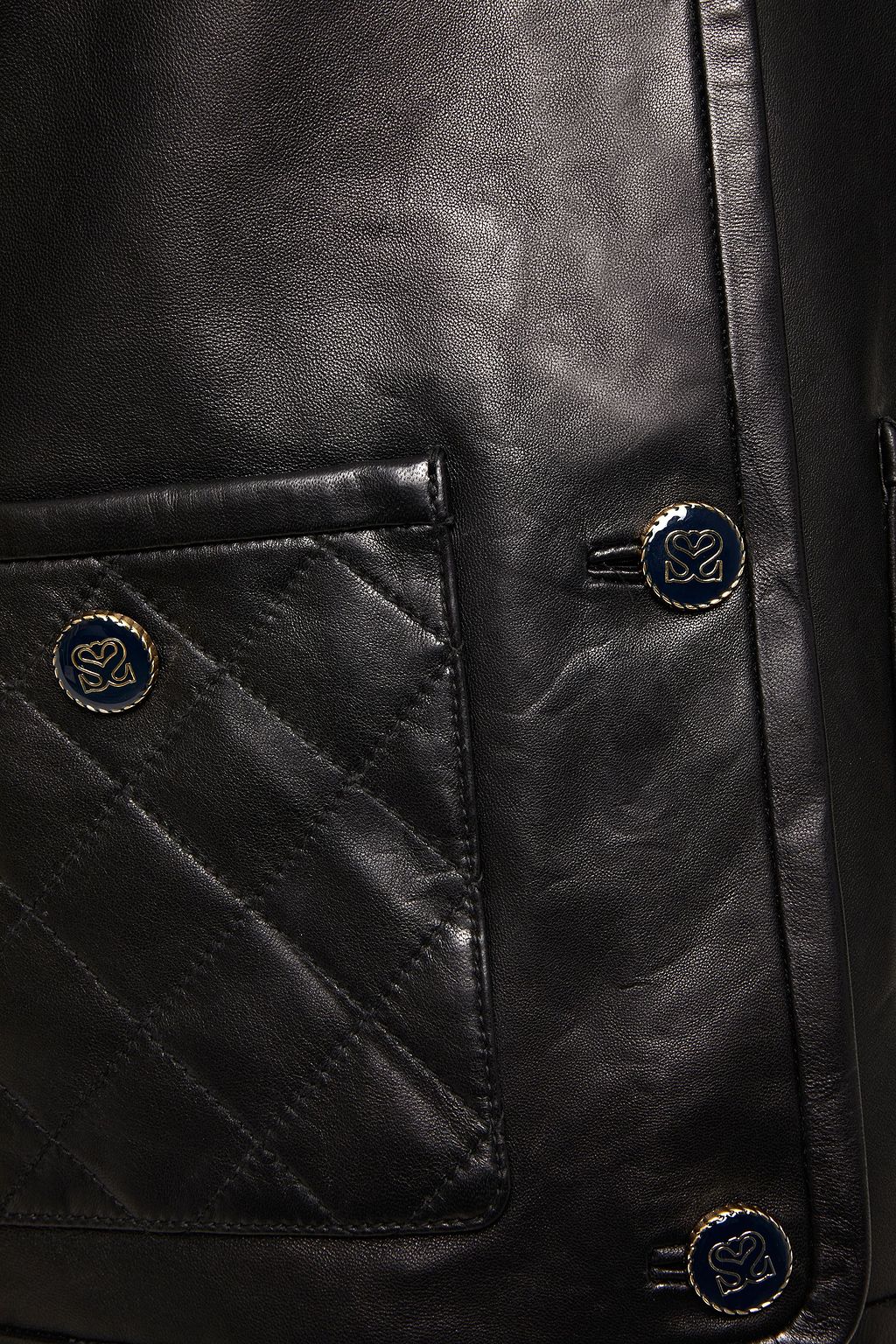 SANDRO Leather jacket