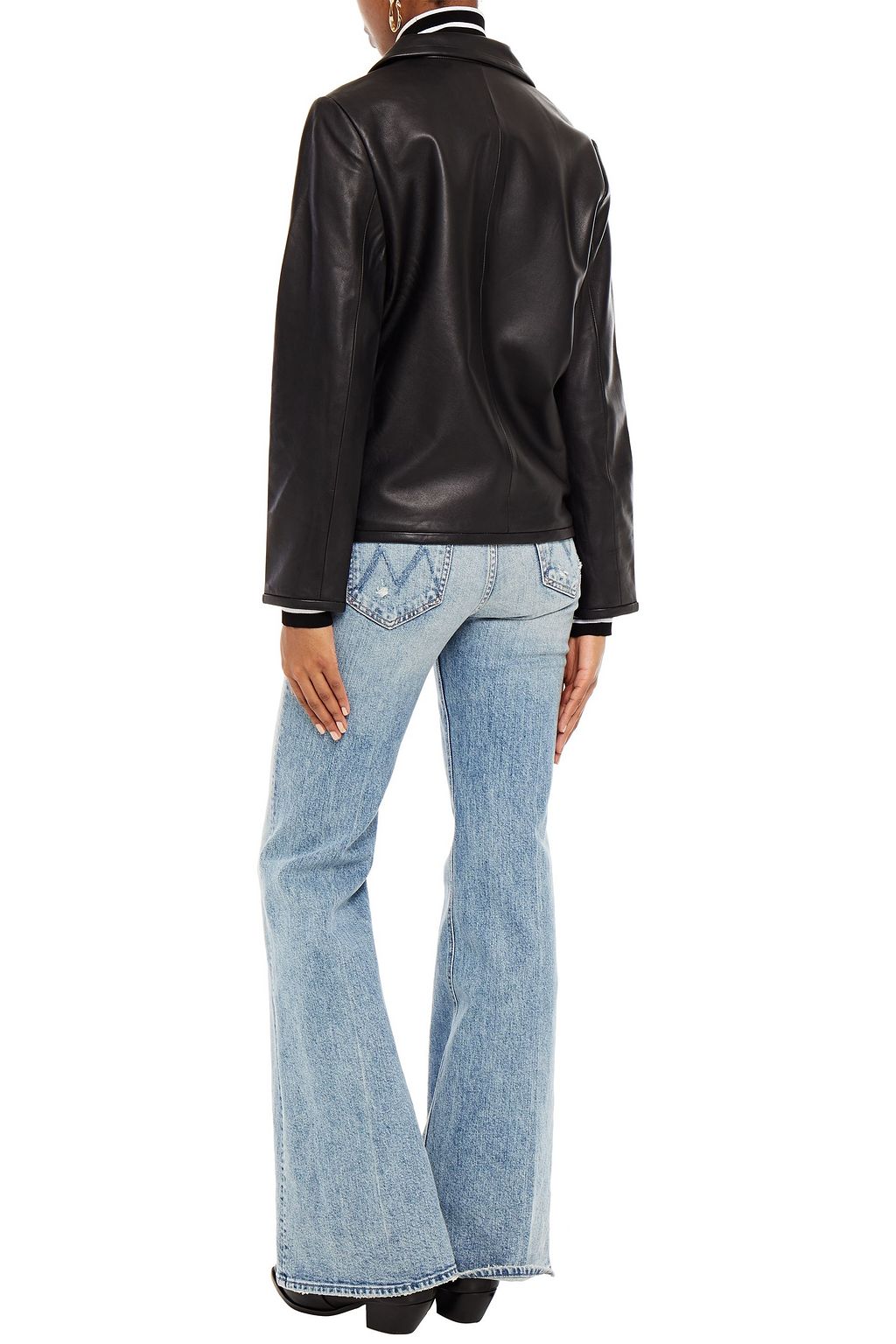 SANDRO Leather jacket