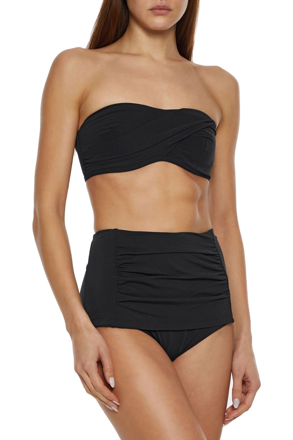JETS AUSTRALIA BY JESSIKA ALLEN Conspire twist-front bandeau bikini top