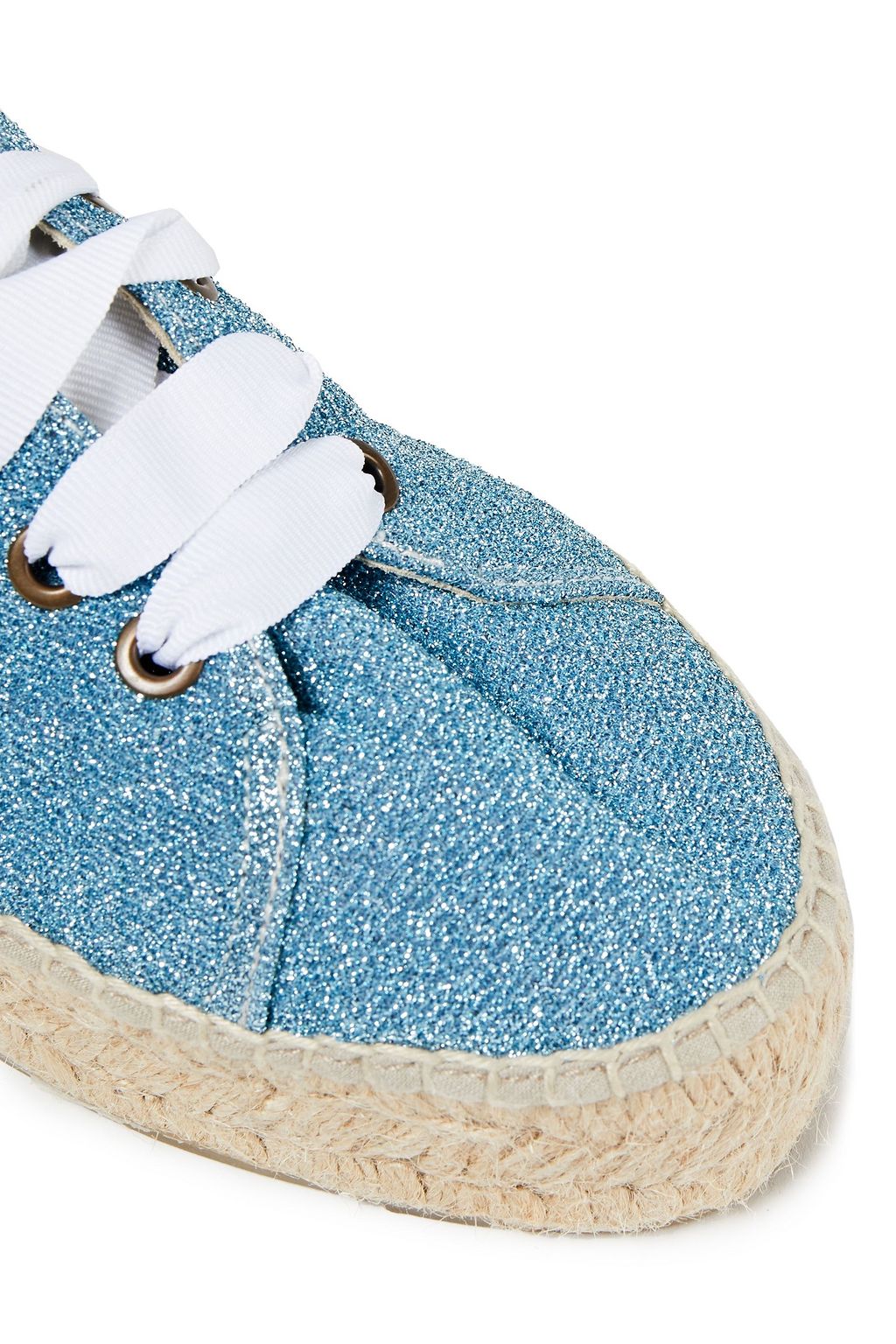 MANEBÍ Hamptons Lurex platform espadrille sneakers