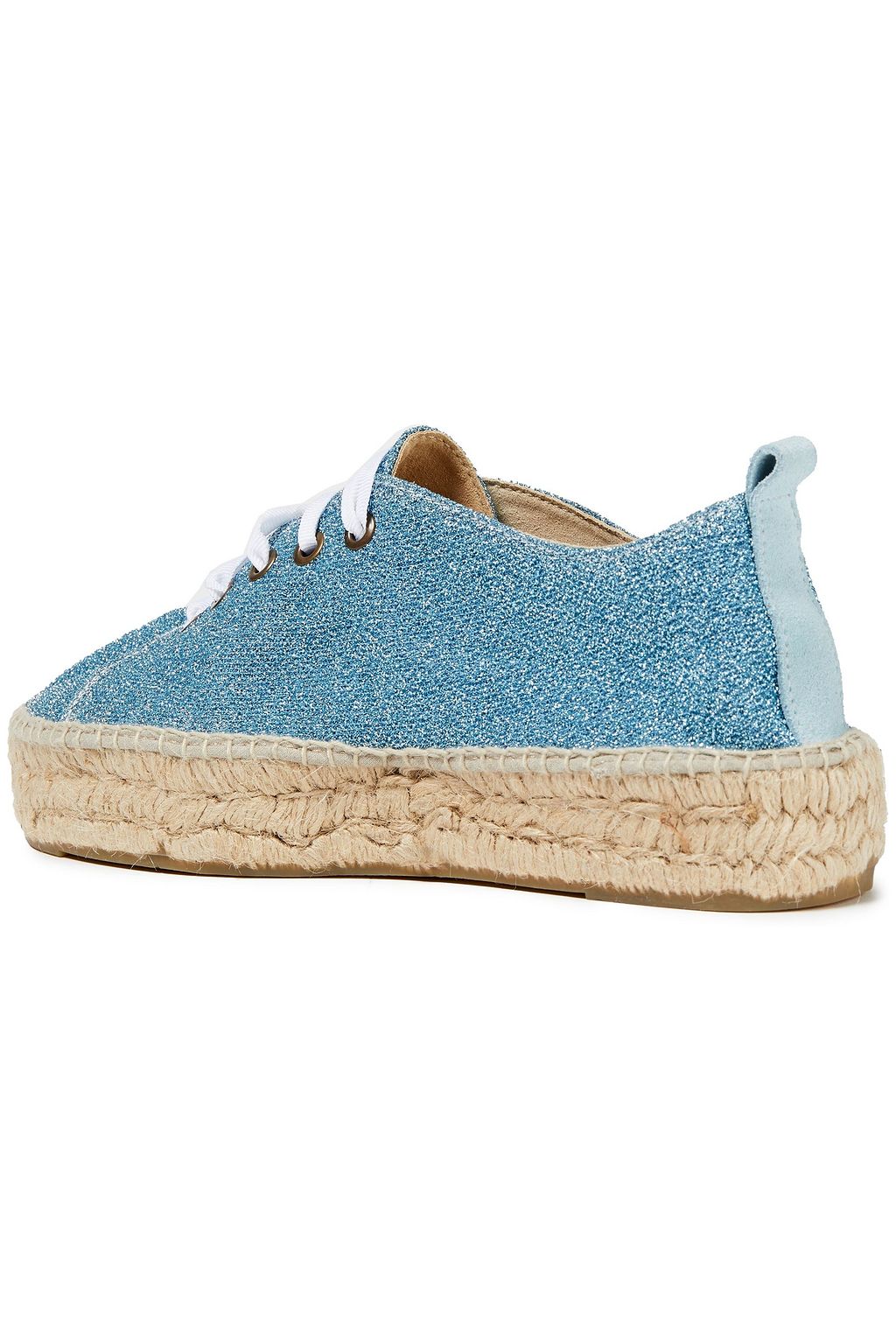 MANEBÍ Hamptons Lurex platform espadrille sneakers