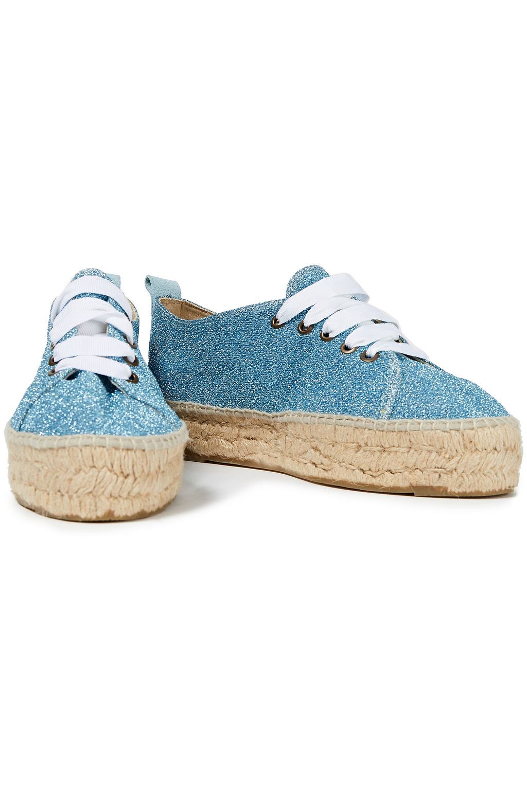 MANEBÍ Hamptons Lurex platform espadrille sneakers