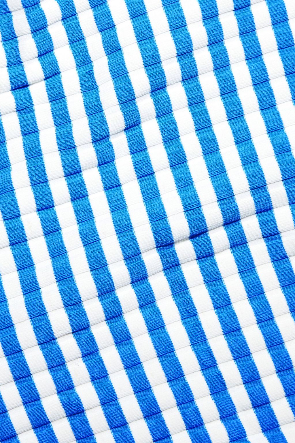SOLID & STRIPED The Ginger striped ribbed high-rise bikini briefs