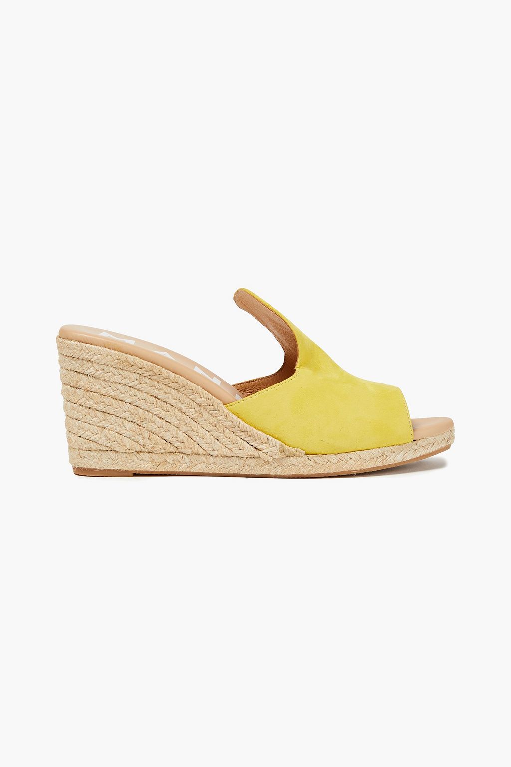 pastel yellow mules