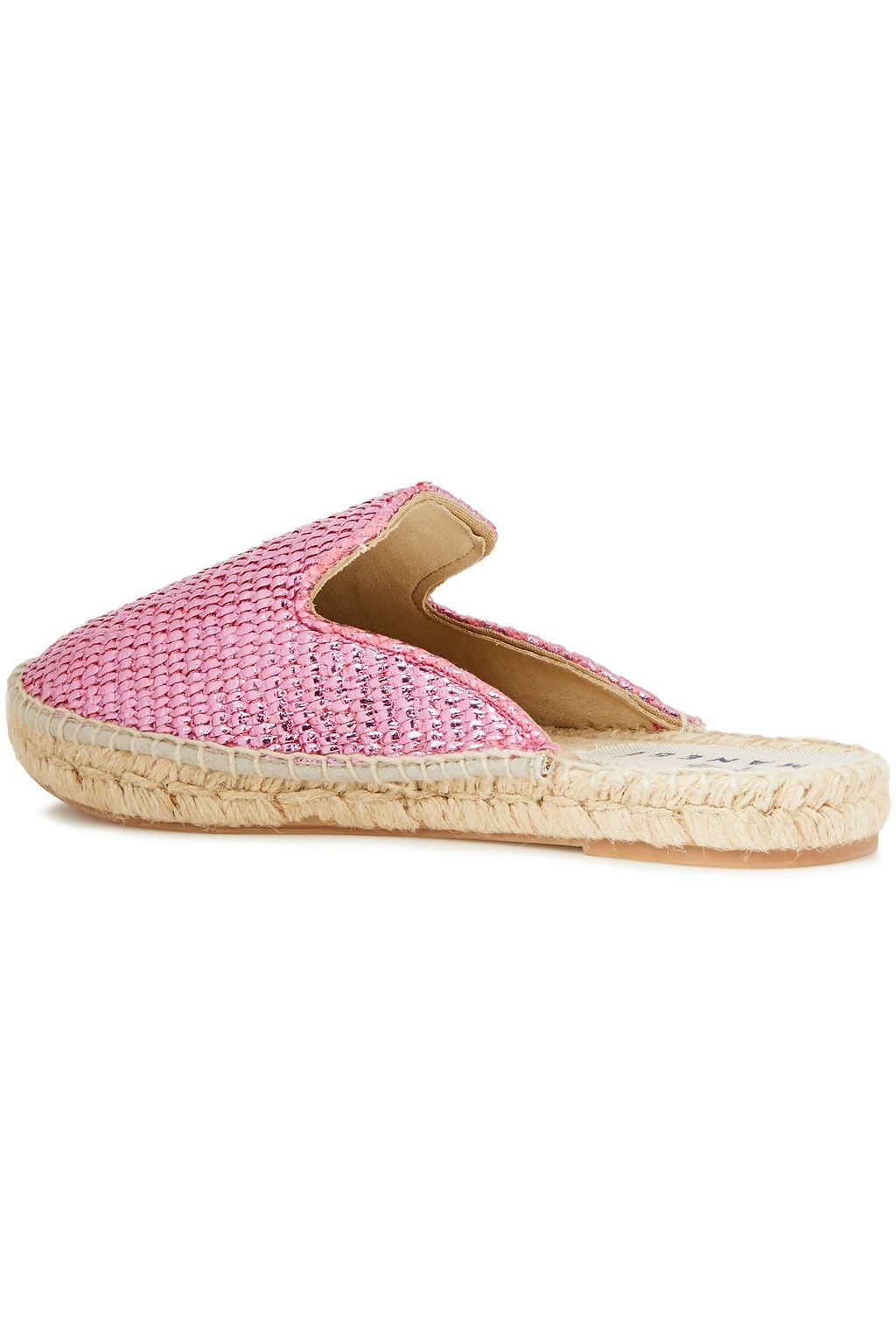 MANEBÍ Yucatan metallic raffia espadrille slippers