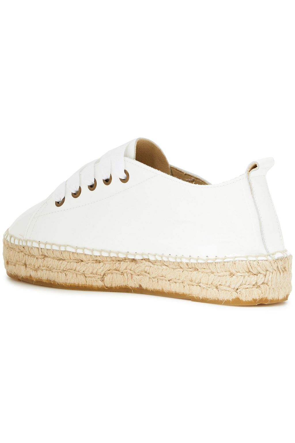 MANEBÍ Hamptons patent-leather espadrille sneakers