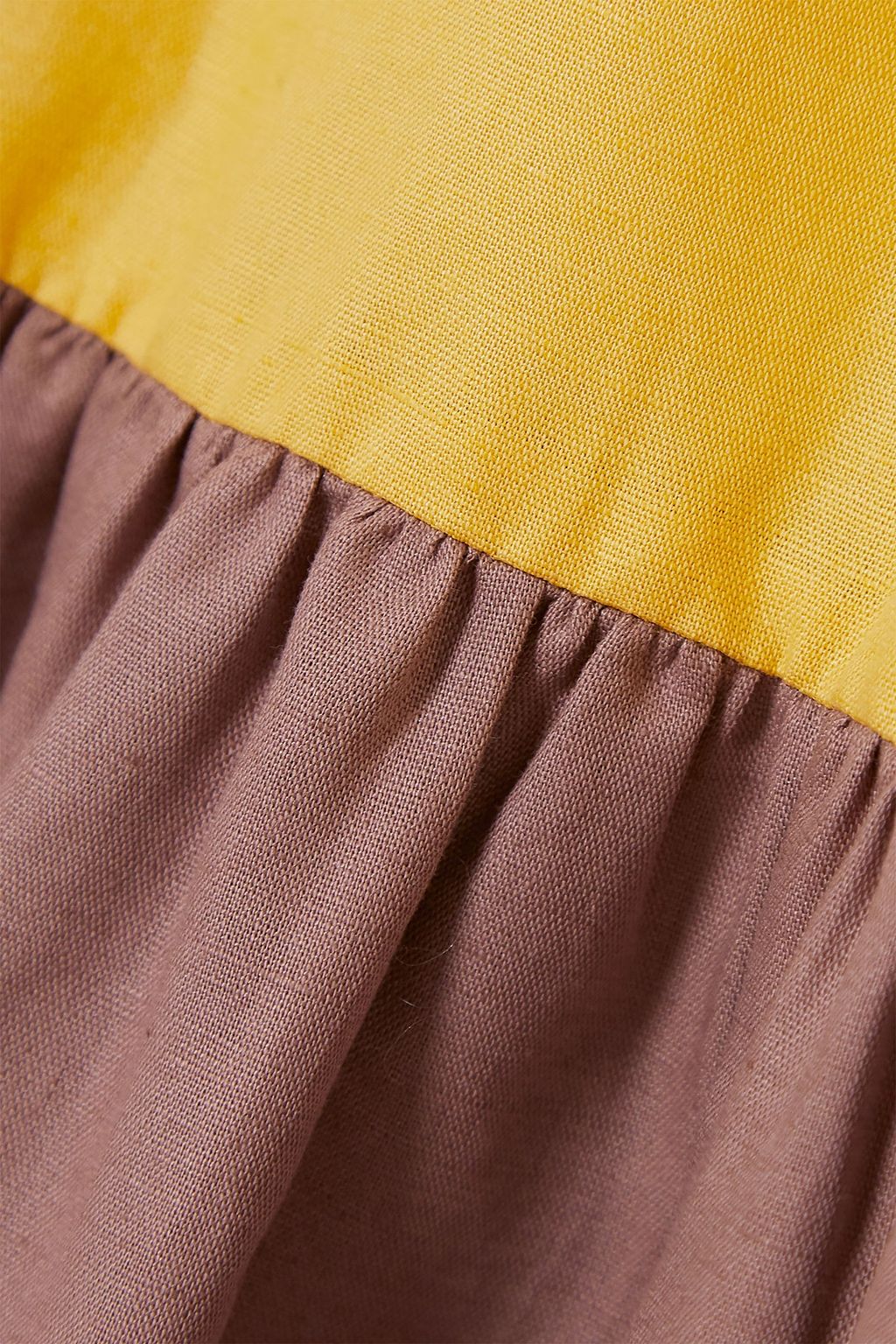 ANNA MASON Eva tiered linen maxi skirt