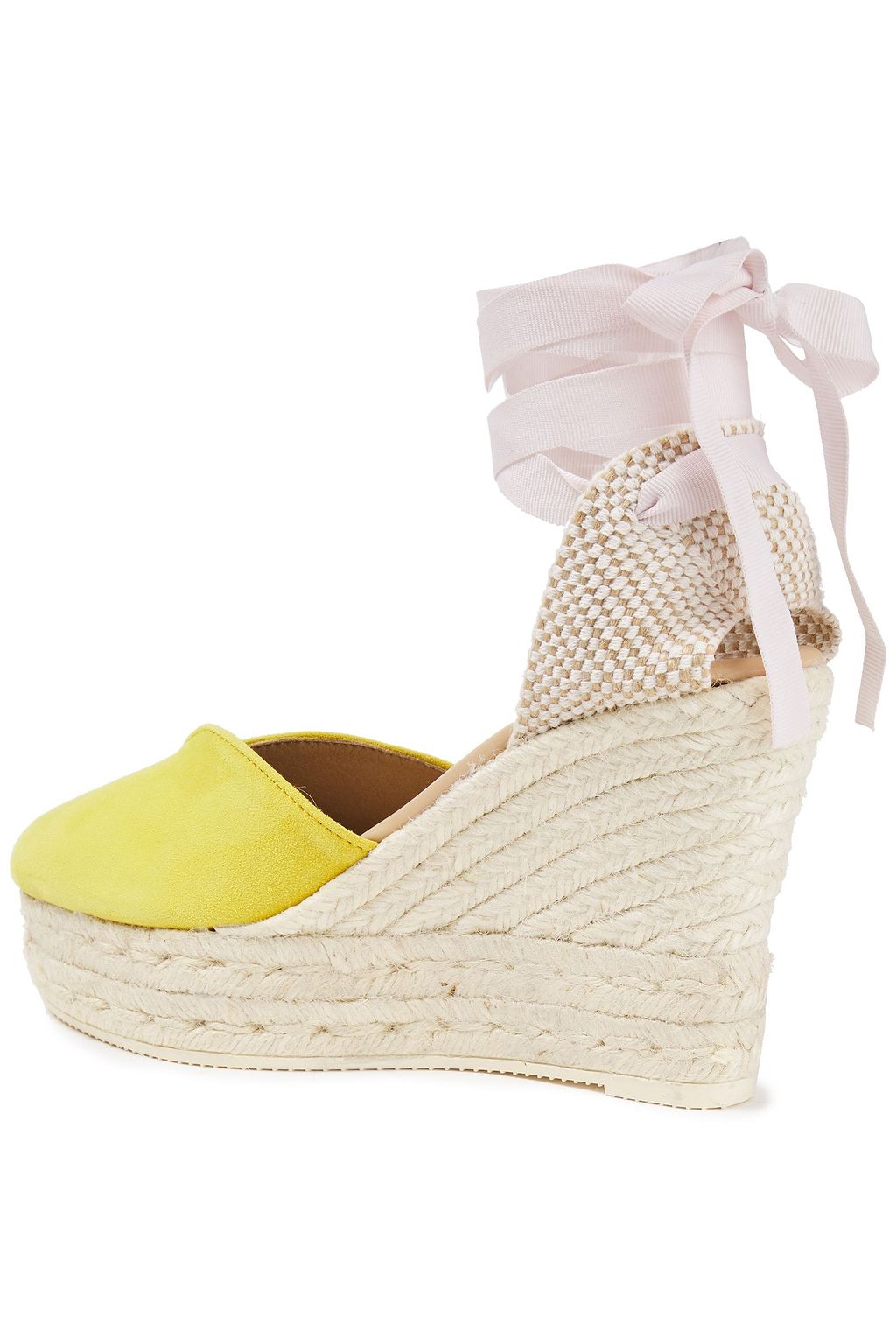 MANEBÍ Hamptons suede platform espadrilles