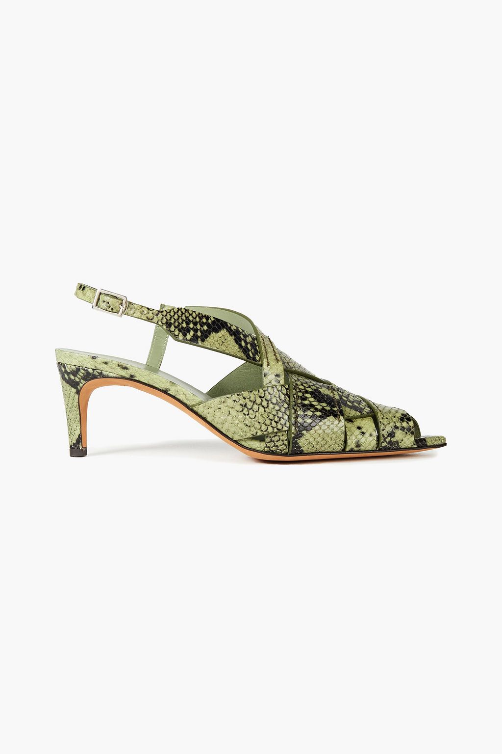 woven slingback sandals