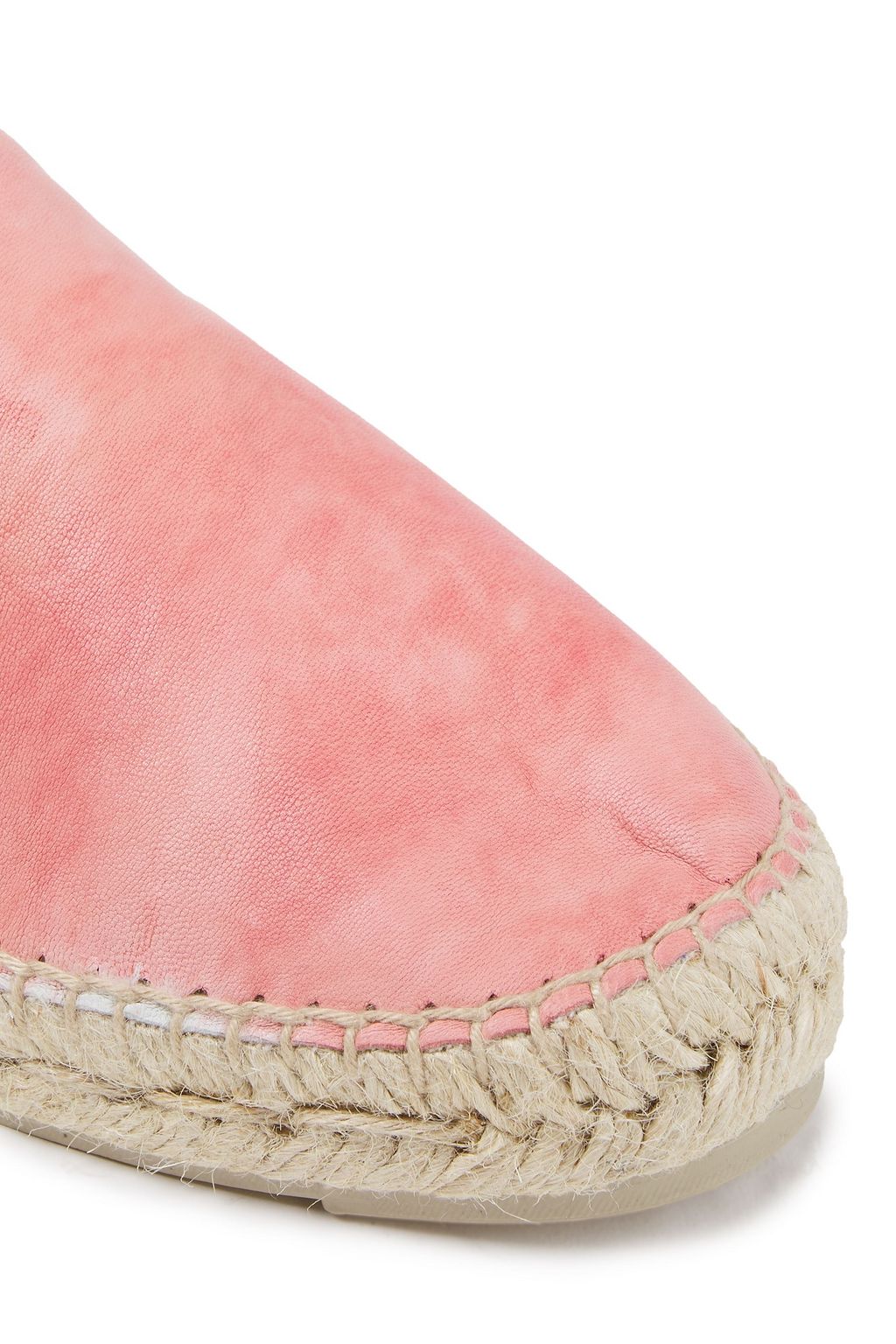 MANEBÍ Hamptons tie-dyed leather espadrilles