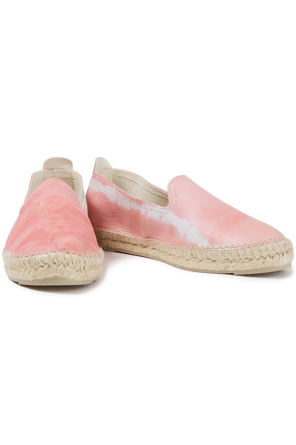 MANEBÍ Hamptons tie-dyed leather espadrilles