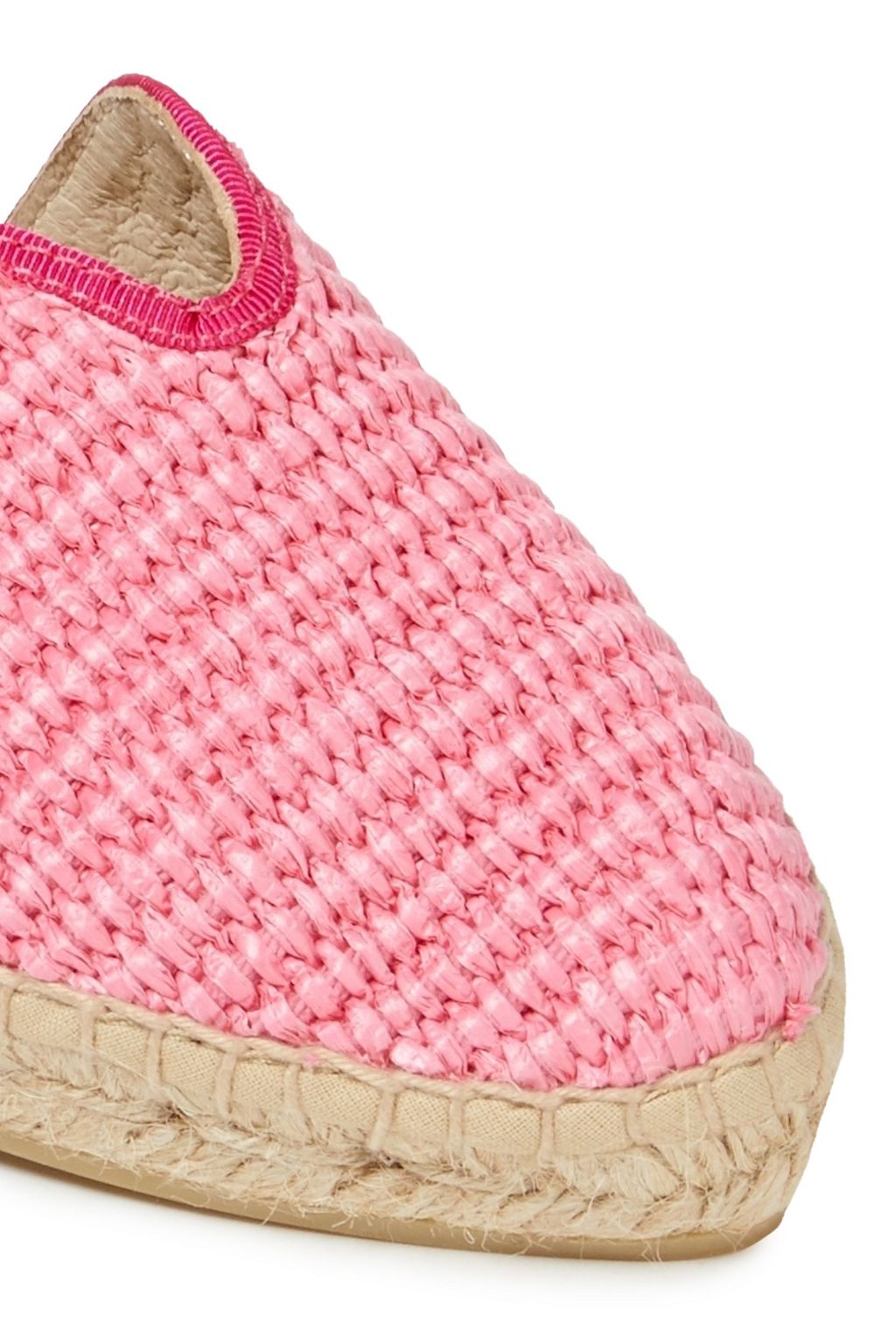 MANEBÍ Yucatan grosgrain-trimmed raffia espadrilles