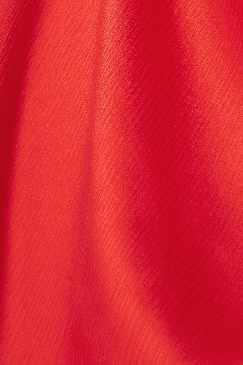 TOVE Leone plissé silk-satin blouse