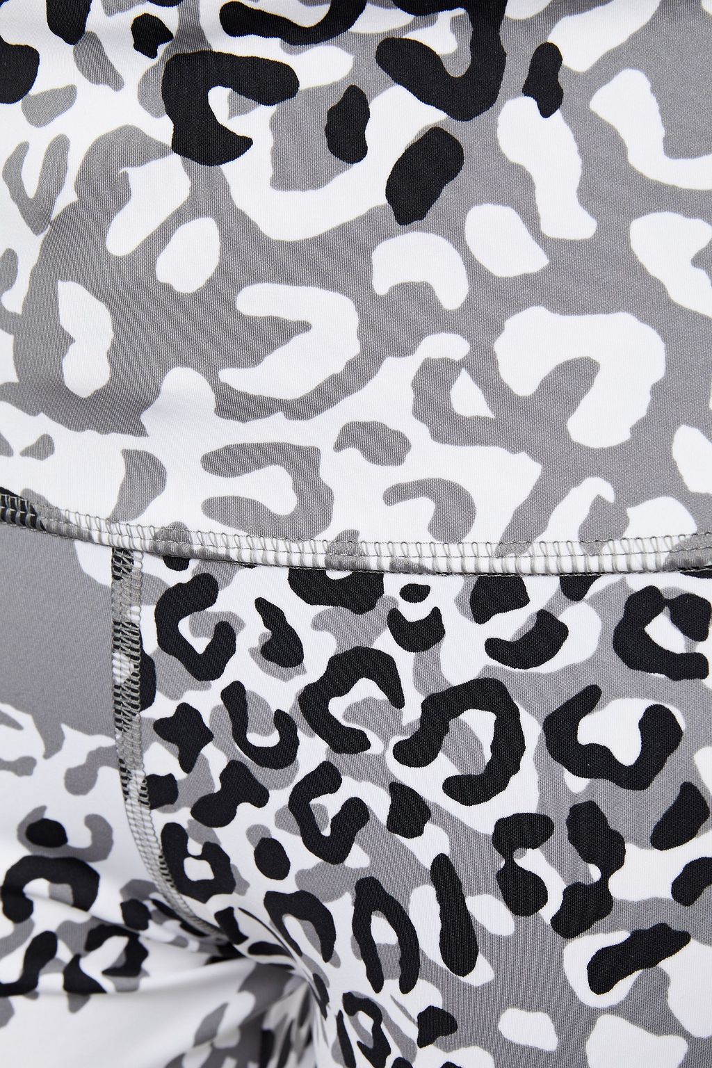 ADIDAS BY STELLA MCCARTNEY TruePace reflective-trimmed leopard-print stretch leggings