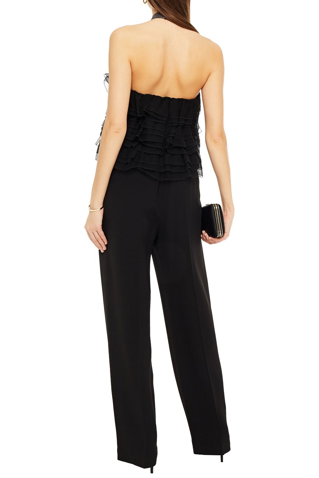 BRUNELLO CUCINELLI Crepe wide-leg pants