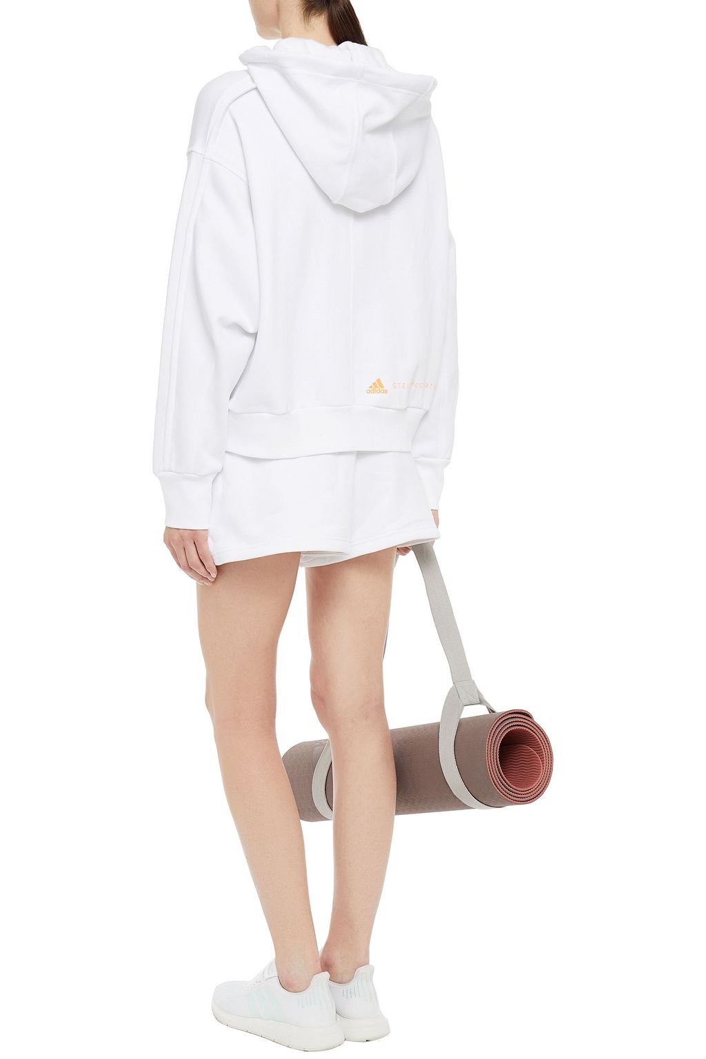ADIDAS BY STELLA MCCARTNEY Cotton-blend fleece shorts