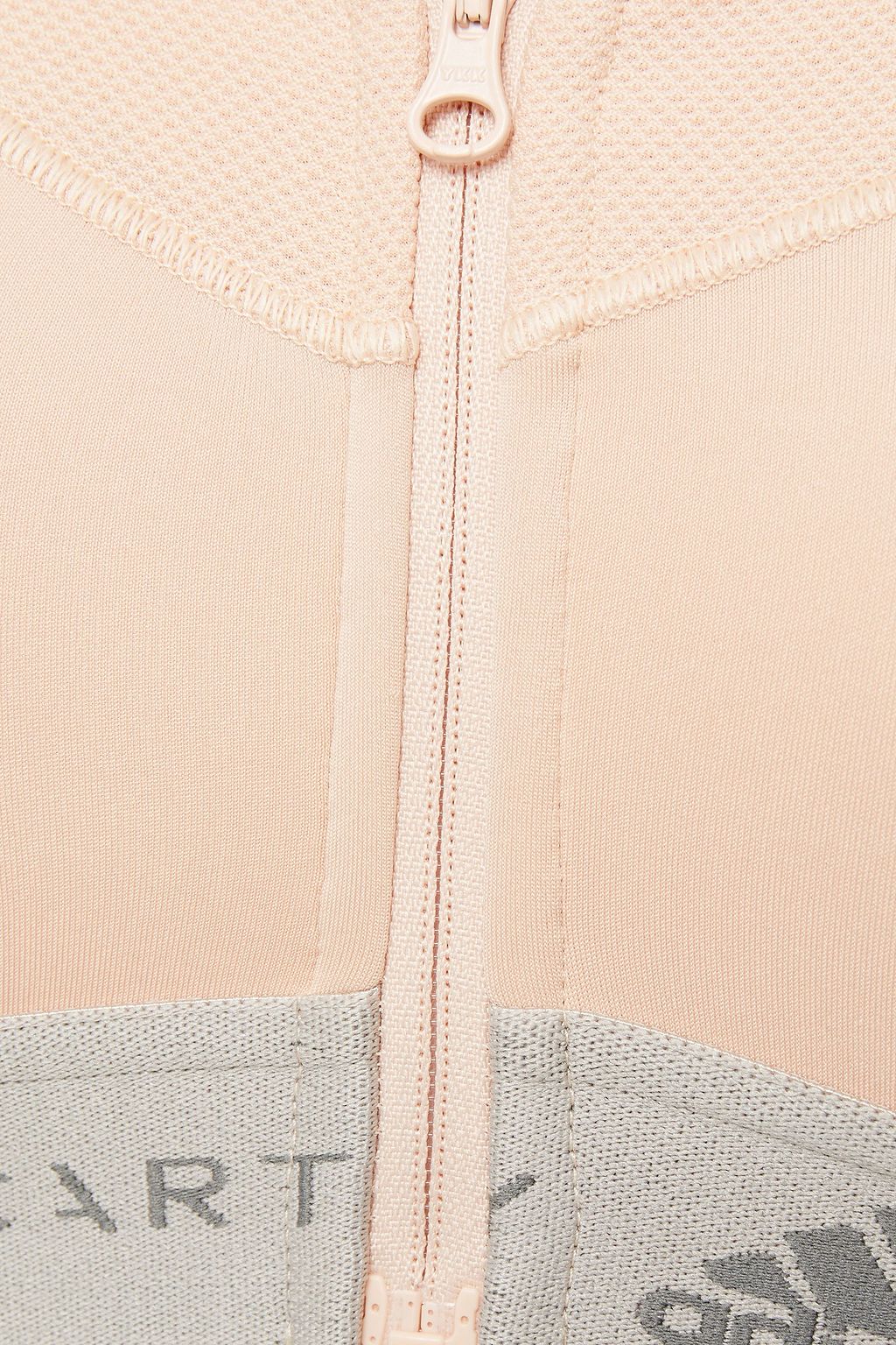 ADIDAS BY STELLA MCCARTNEY Monogram-trimmed stretch sports bra