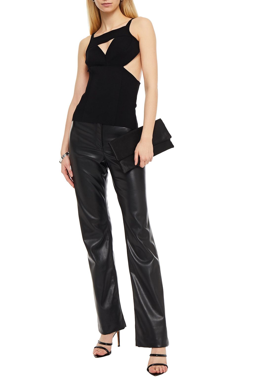 RICK OWENS Open-back stretch-knit top