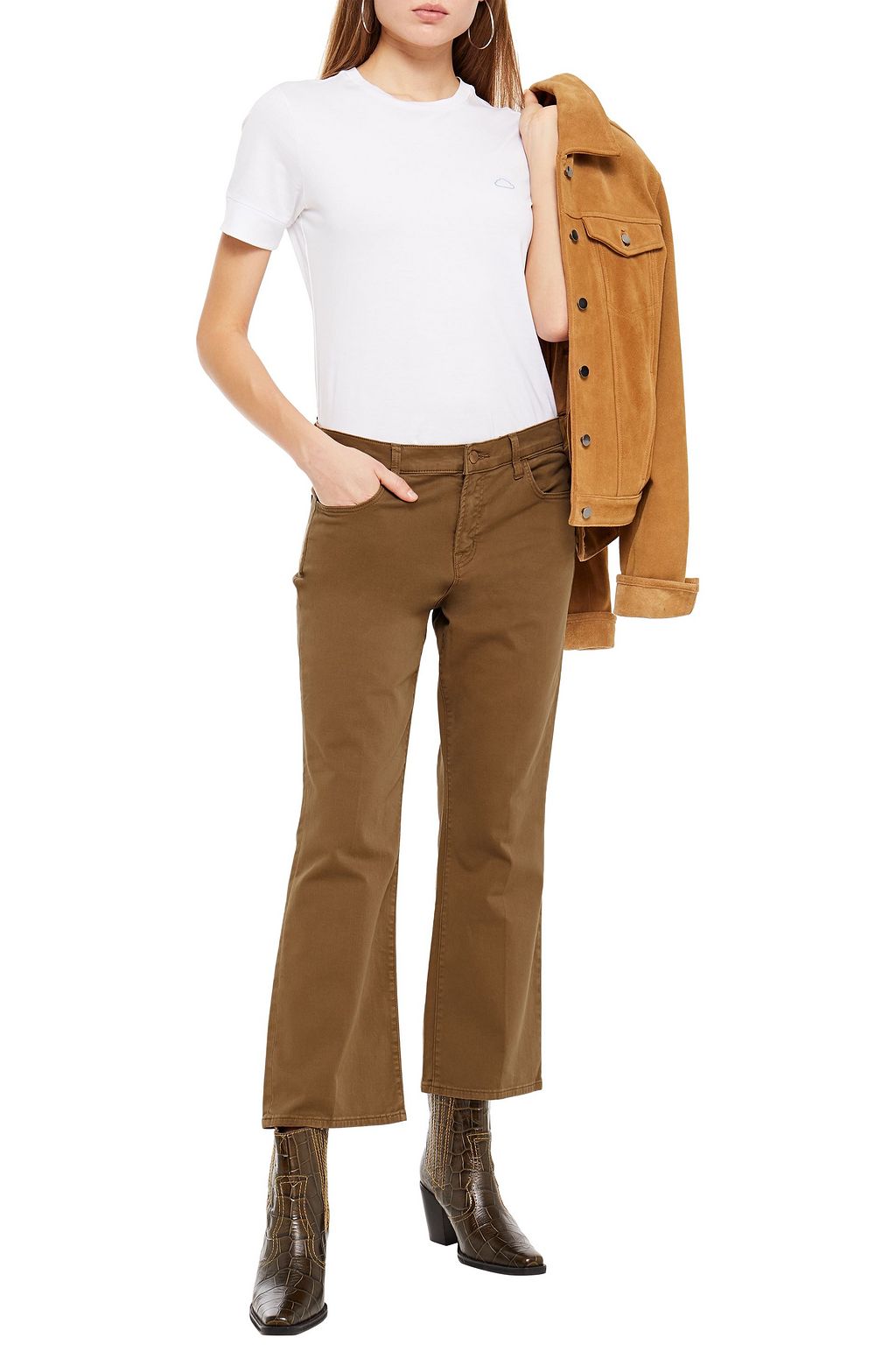 J BRAND Low-rise bootcut jeans