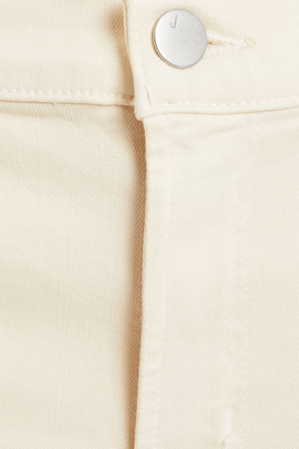 J BRAND Coated printed high-rise skinny jeans