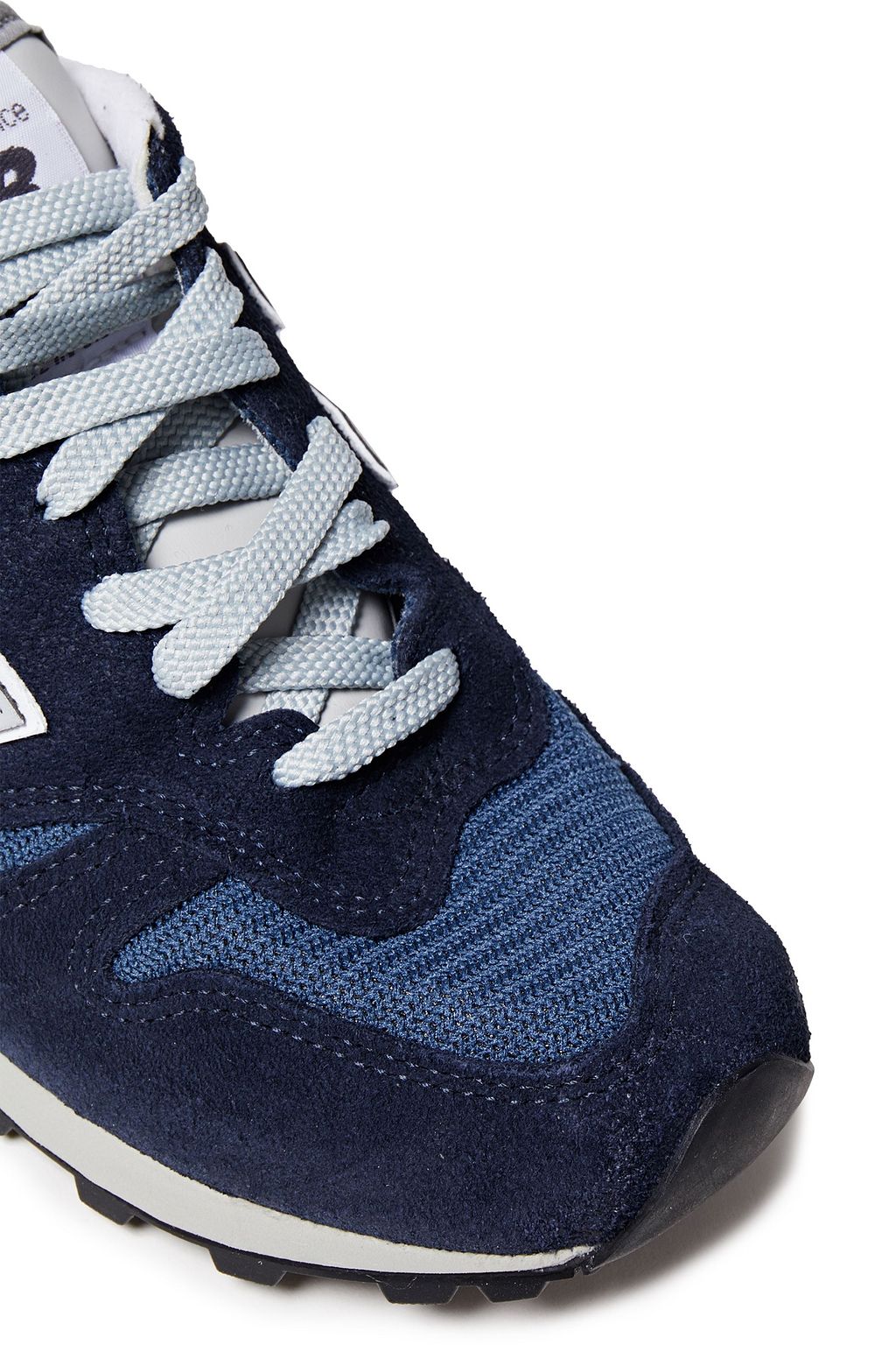 NEW BALANCE Sneakers aus Veloursleder und Canvas mit Lederbesatz