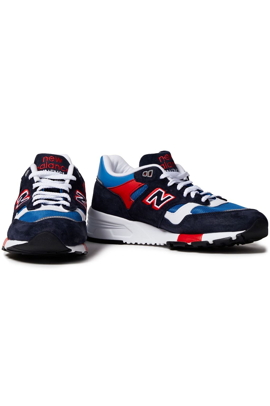 NEW BALANCE Sneakers aus Leder, Veloursleder und Mesh in Colour-Block-Optik