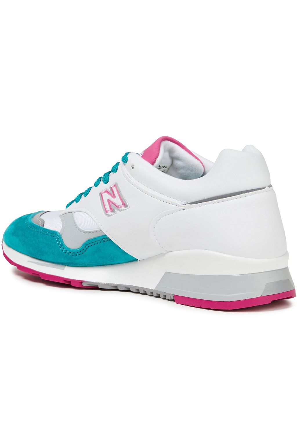 NEW BALANCE Sneakers aus Veloursleder und Leder mit Mesh-Besatz