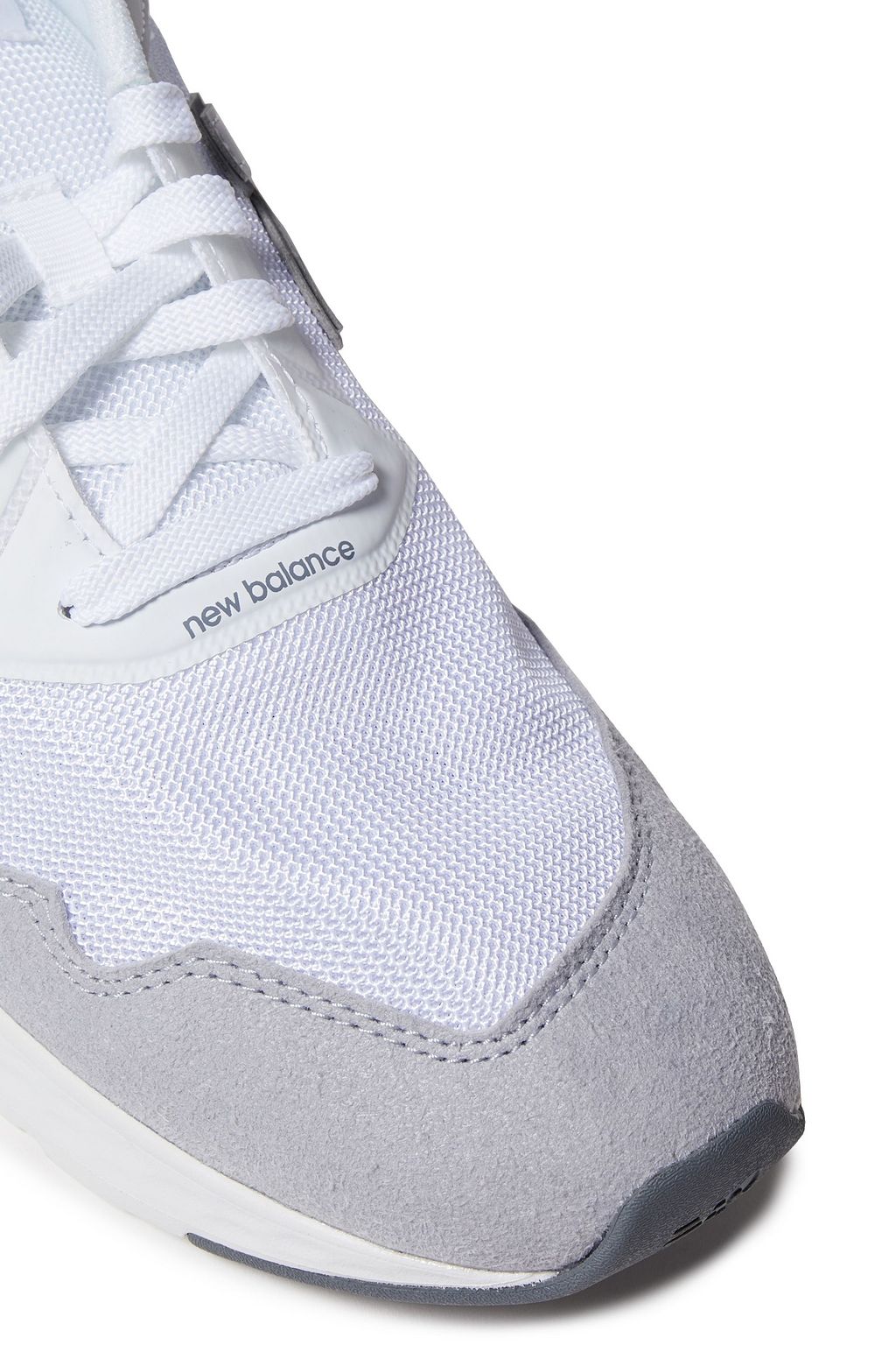 NEW BALANCE Faux suede and mesh sneakers