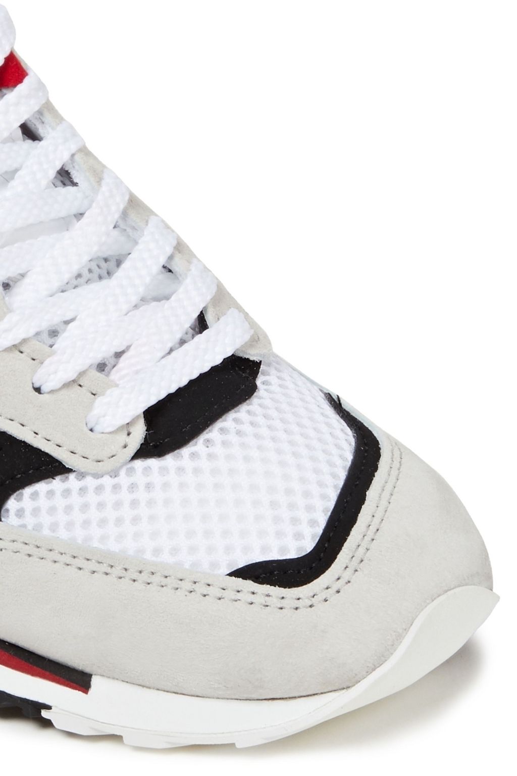 NEW BALANCE Sneakers aus Veloursleder und Mesh mit Stickereien