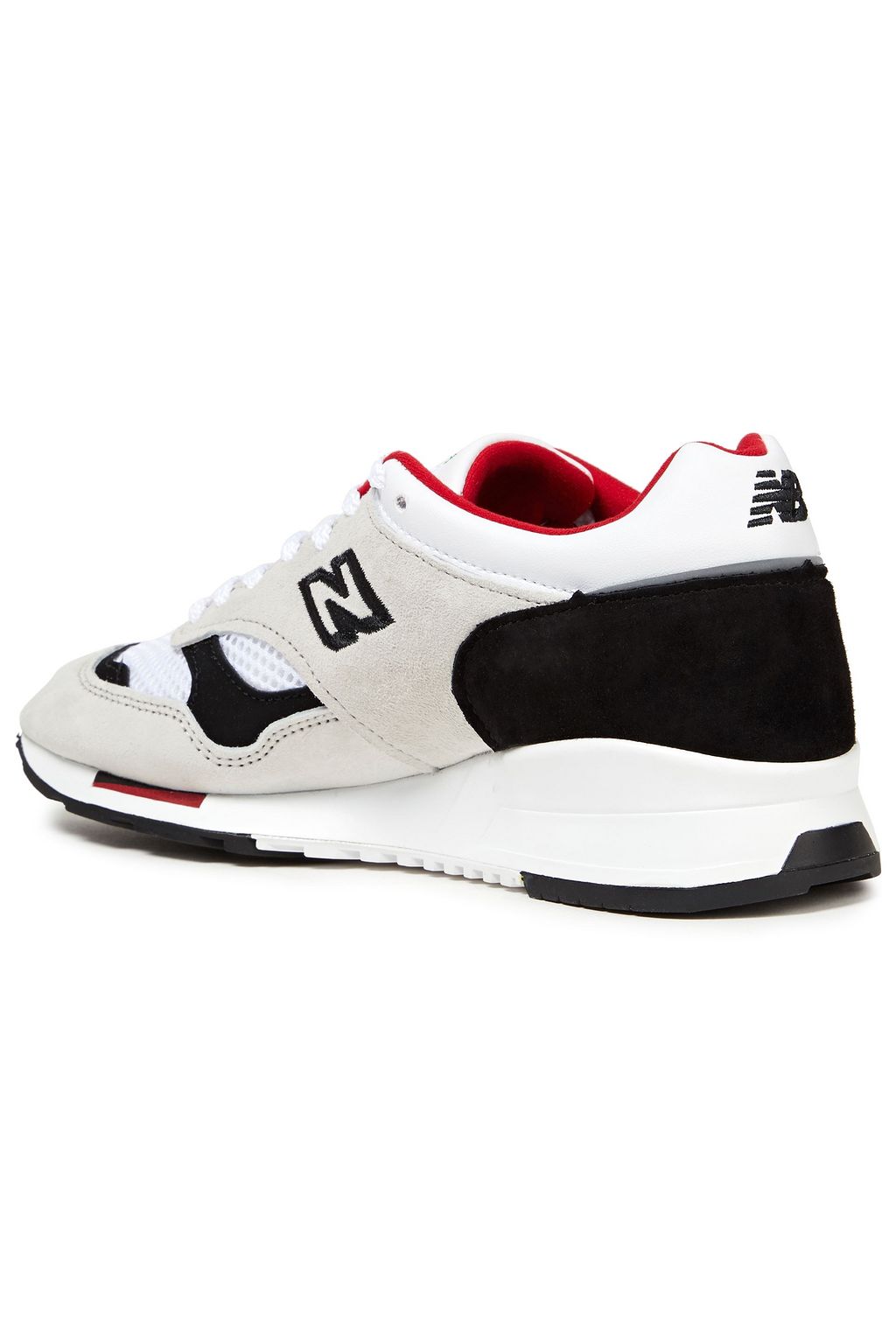 NEW BALANCE Sneakers aus Veloursleder und Mesh mit Stickereien