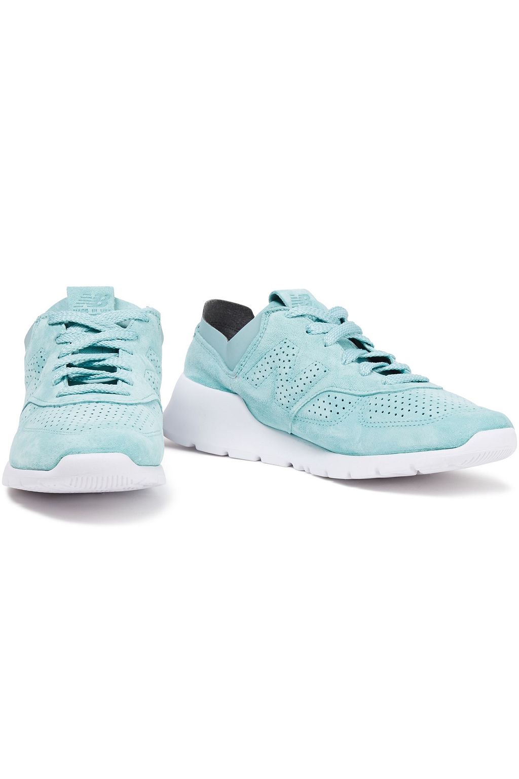 NEW BALANCE Perforated suede sneakers