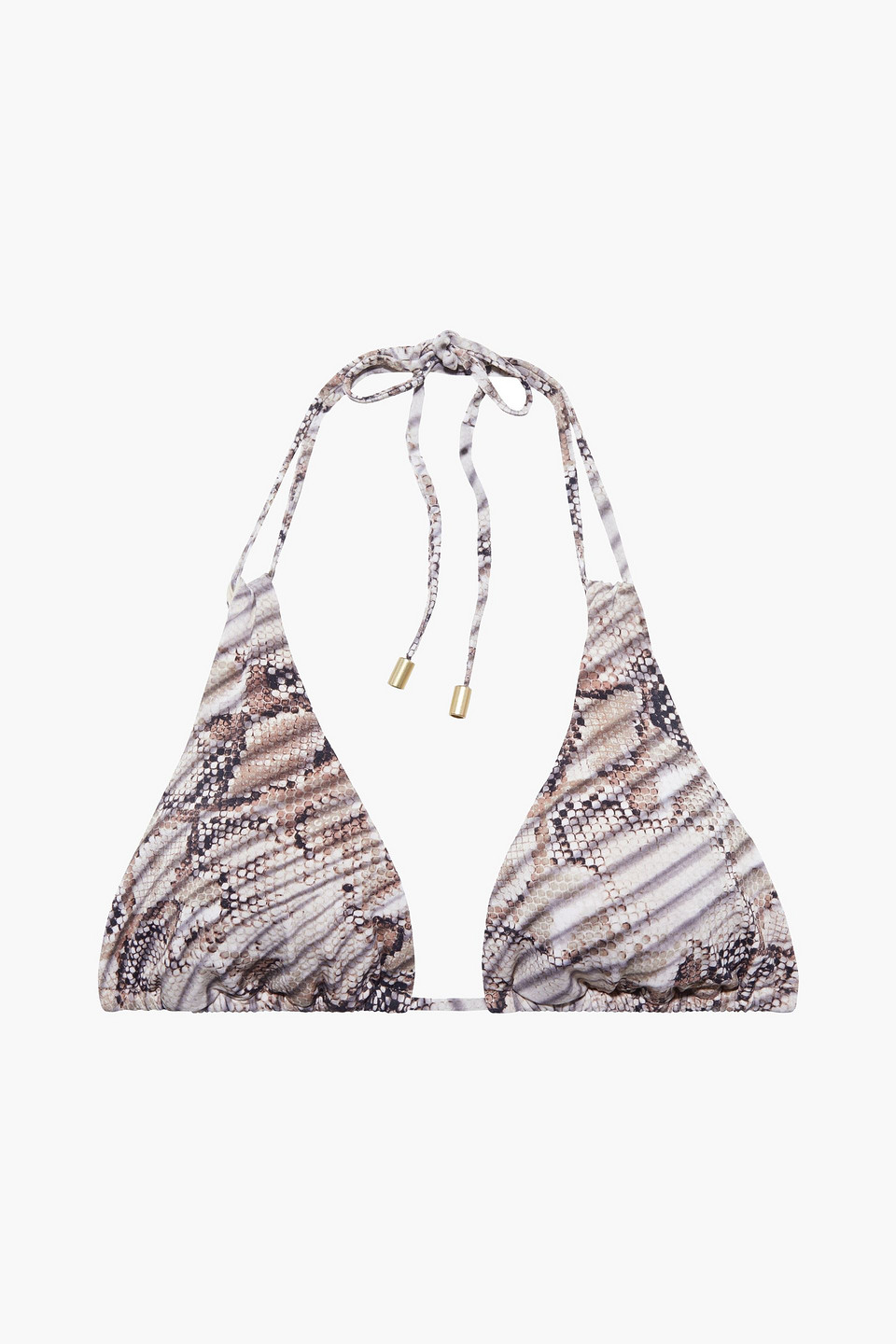 Jets Australia by Jessika Allen Awakening snake-print triangle bikini top