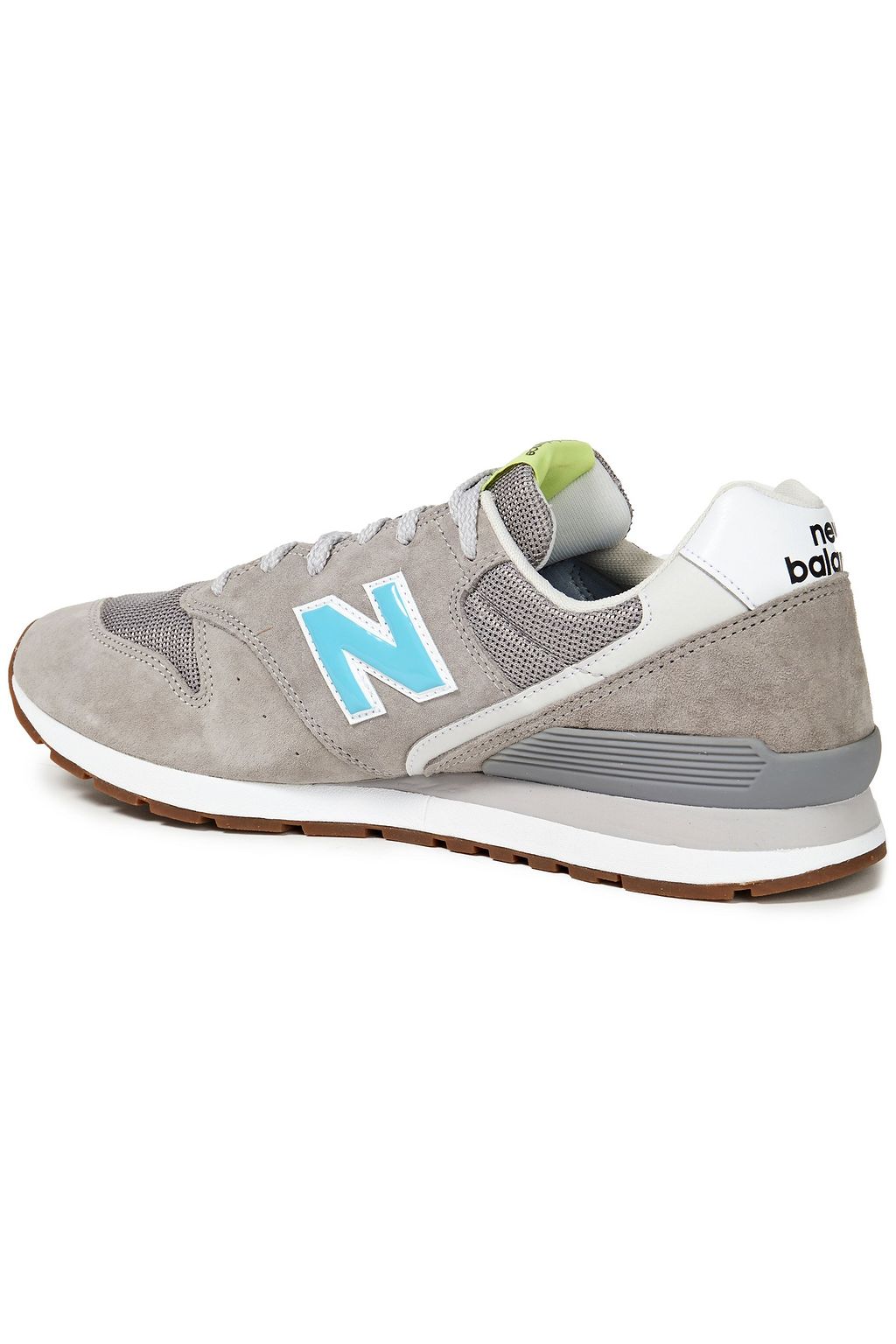NEW BALANCE Sneakers aus Veloursleder und Mesh mit Lacklederbesatz