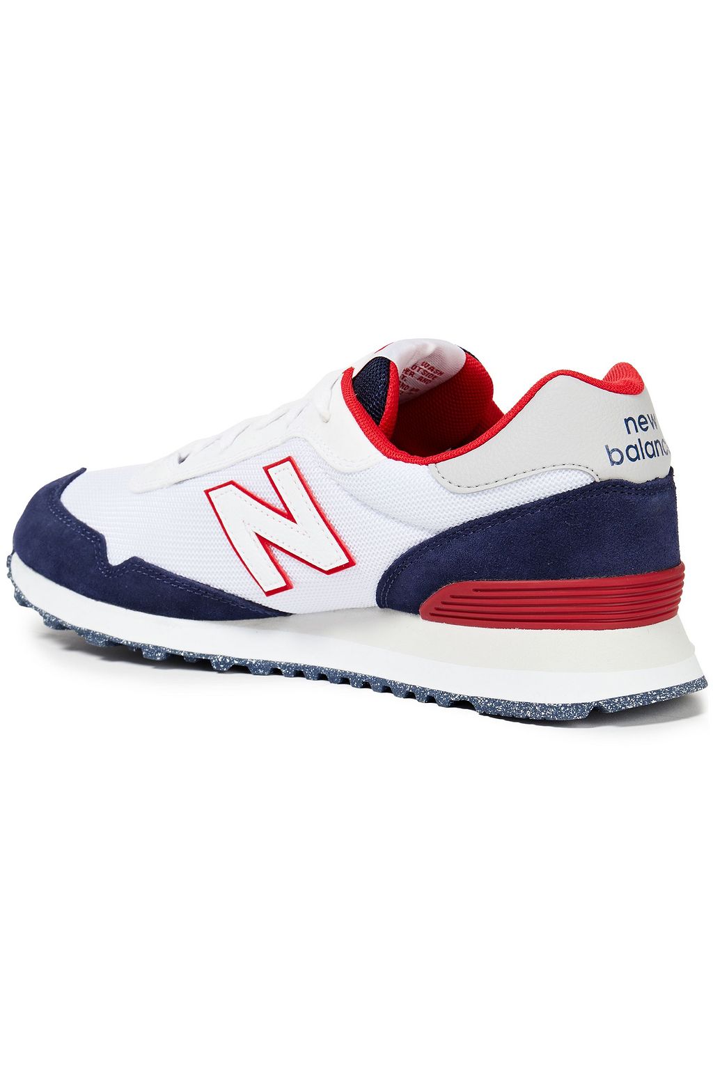 NEW BALANCE Leather-trimmed suede and mesh sneakers