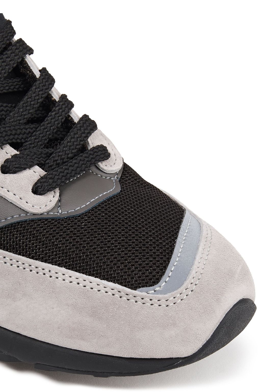 NEW BALANCE Sneakers aus Mesh und Veloursleder mit Lederbesatz