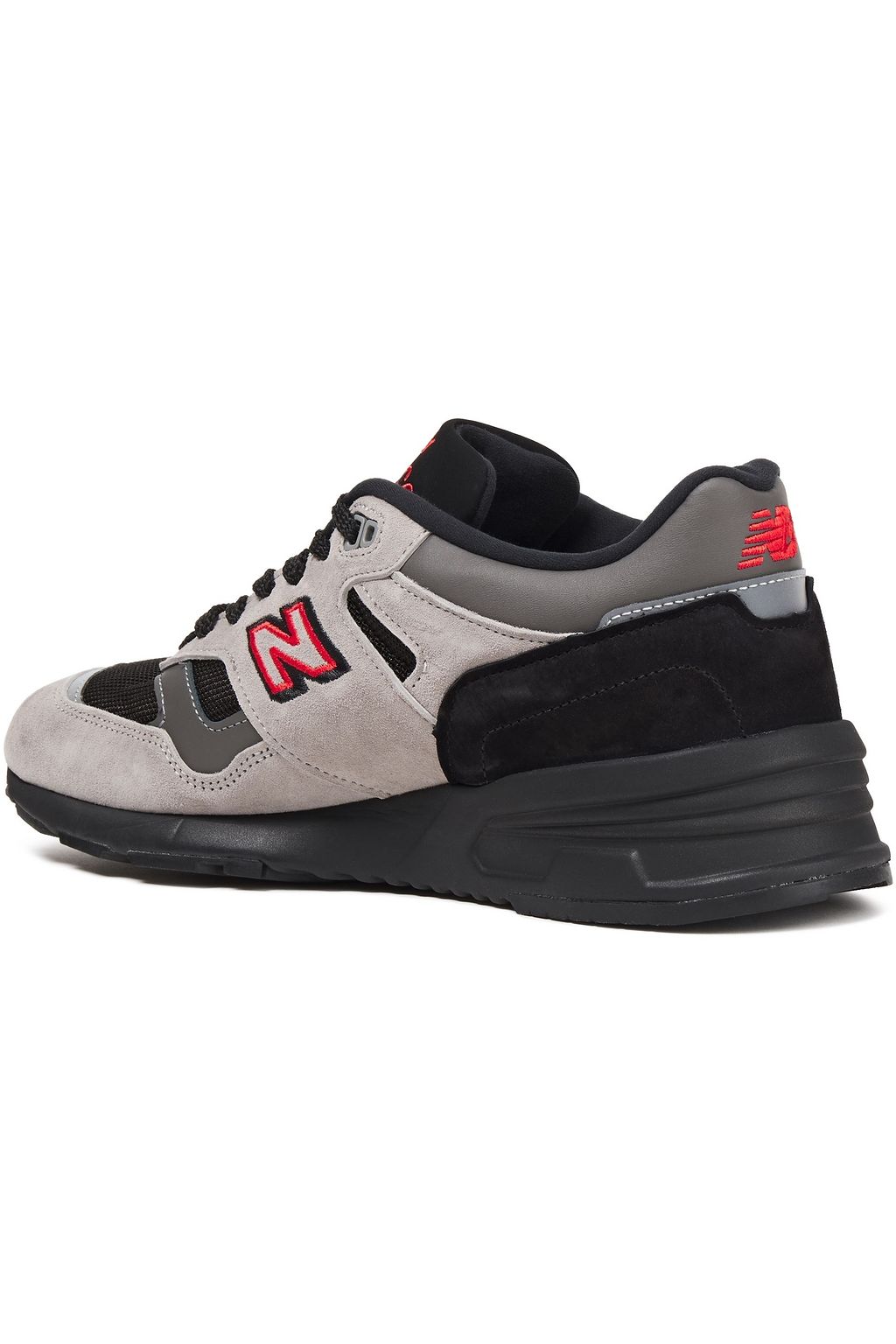 NEW BALANCE Sneakers aus Mesh und Veloursleder mit Lederbesatz
