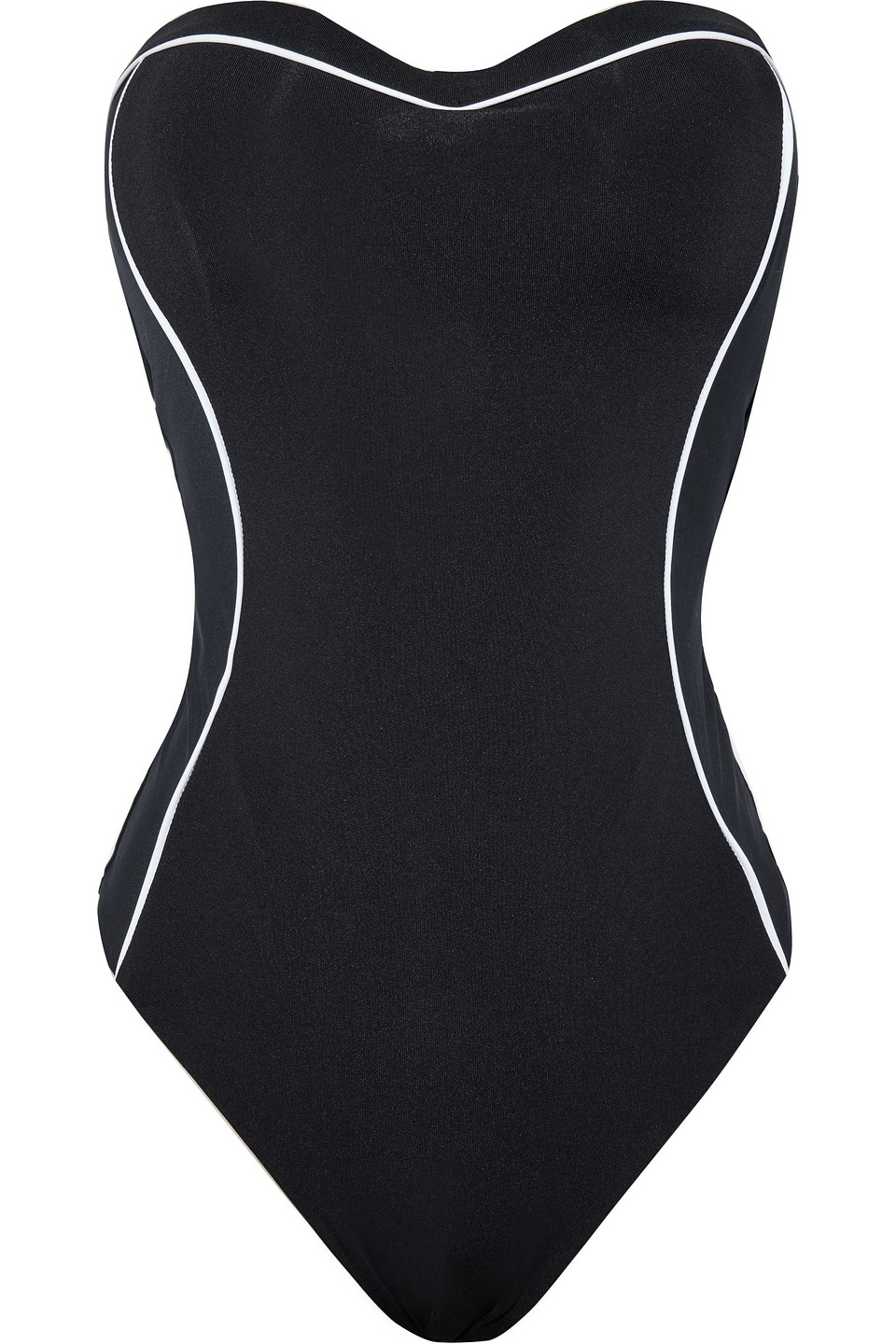Jets Australia By Jessika Allen Woman Classique Bandeau Swimsuit Black Size 12