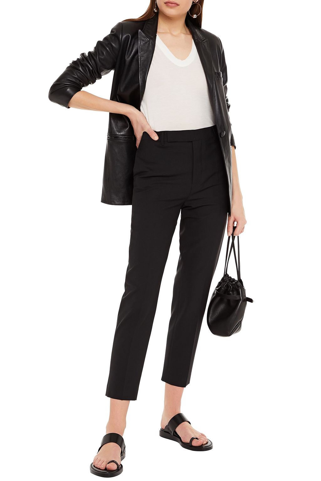 RICK OWENS Woven straight-leg pants