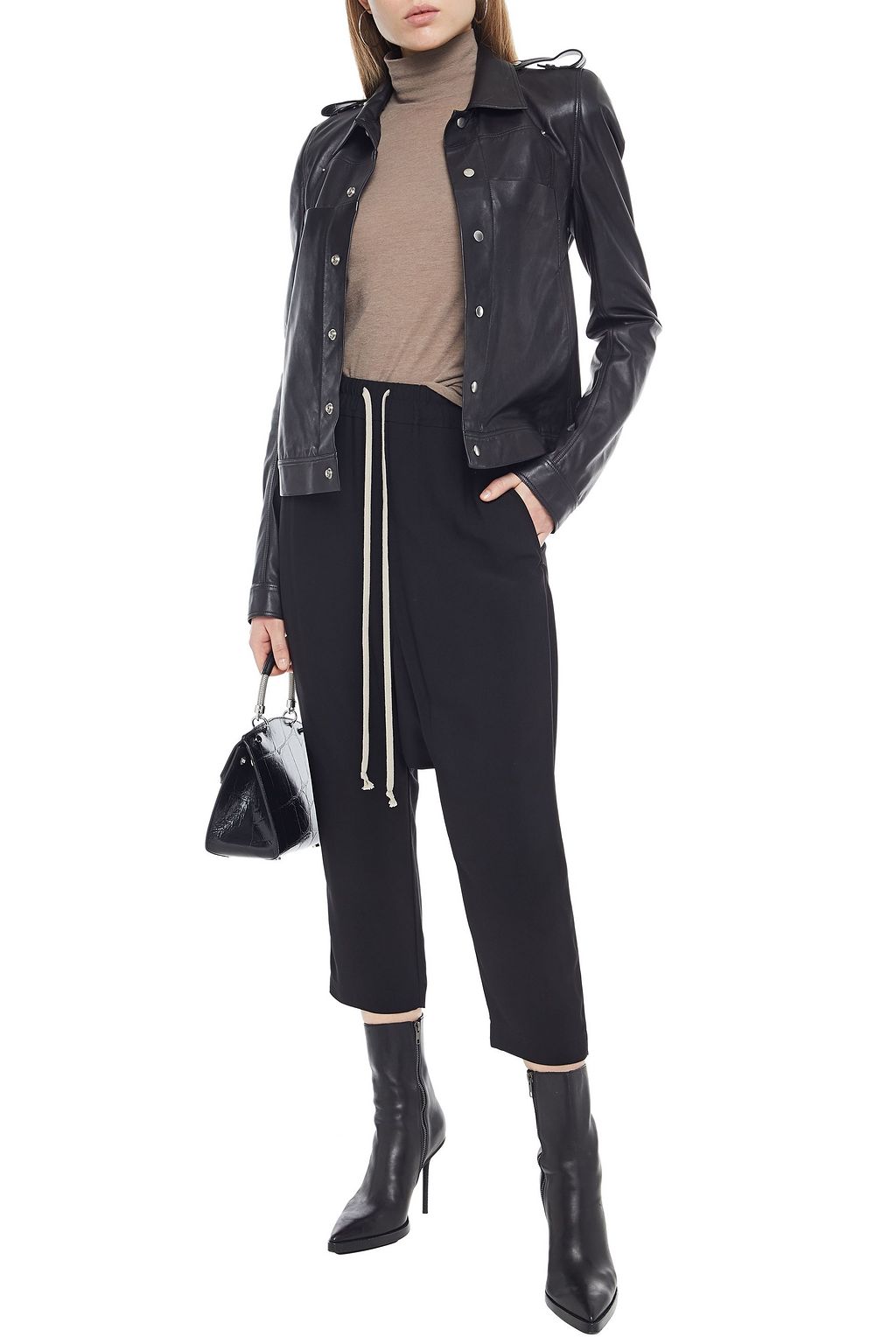 DRKSHDW BY RICK OWENS Leather biker jacket