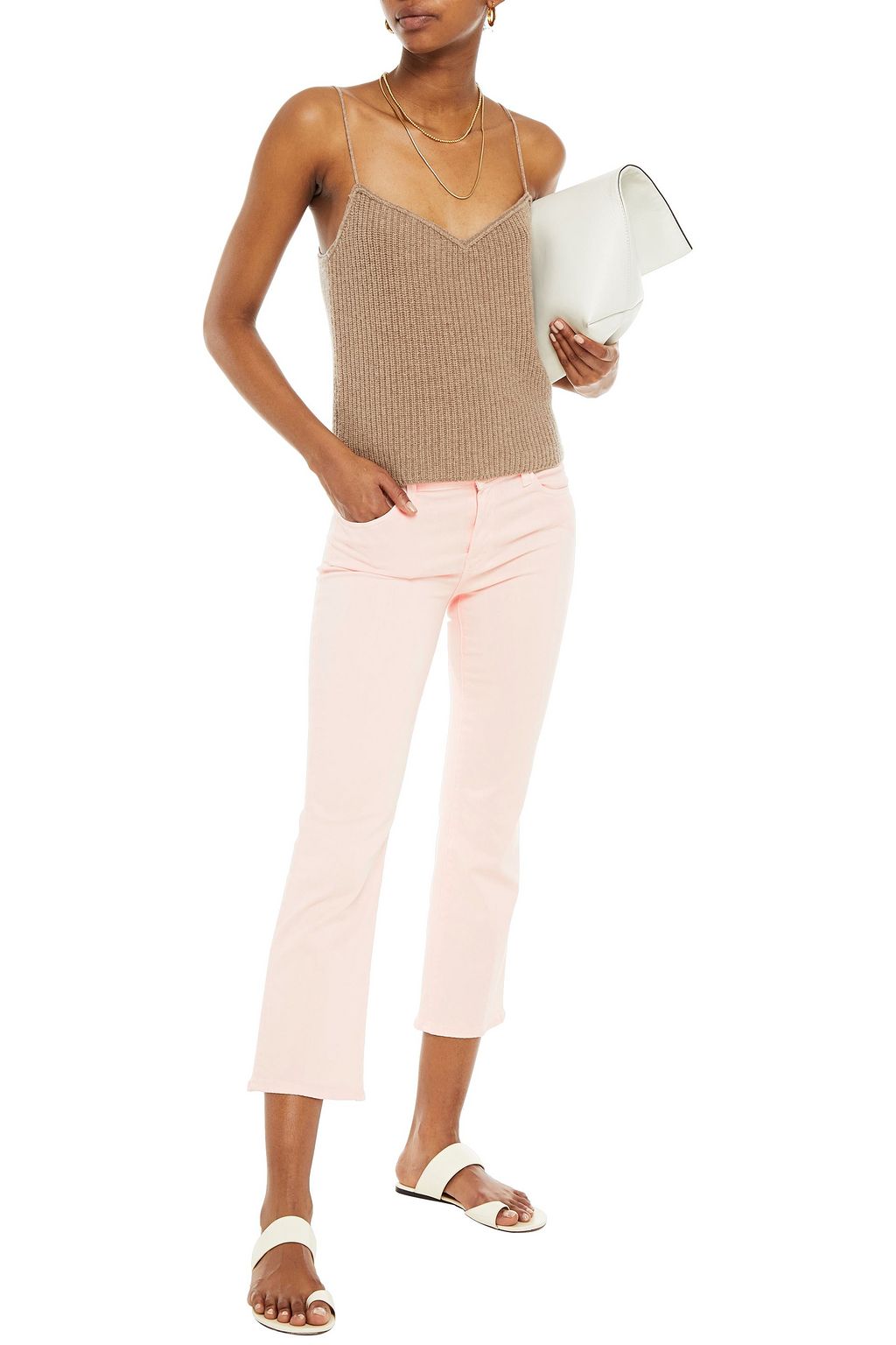 J BRAND Mid-rise kick-flare jeans