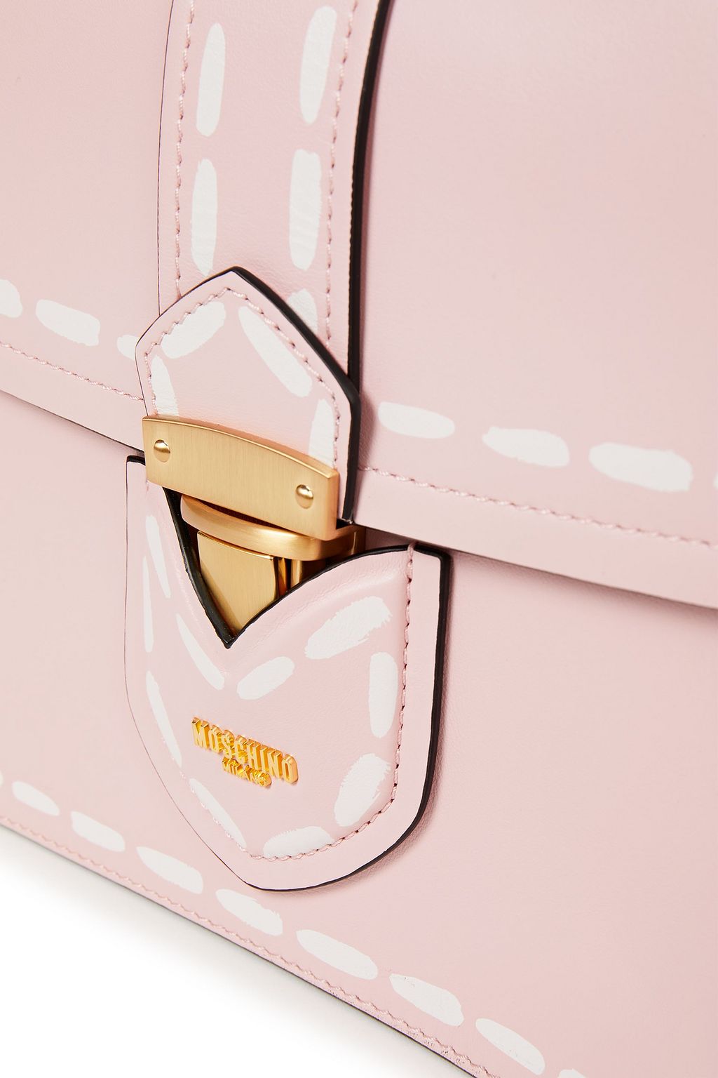 MOSCHINO Printed leather shoulder bag