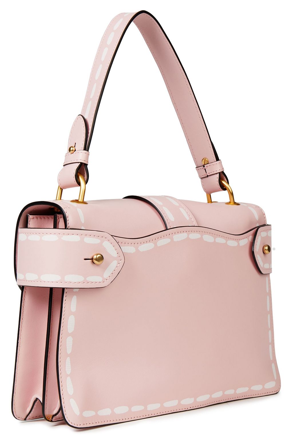 MOSCHINO Printed leather shoulder bag